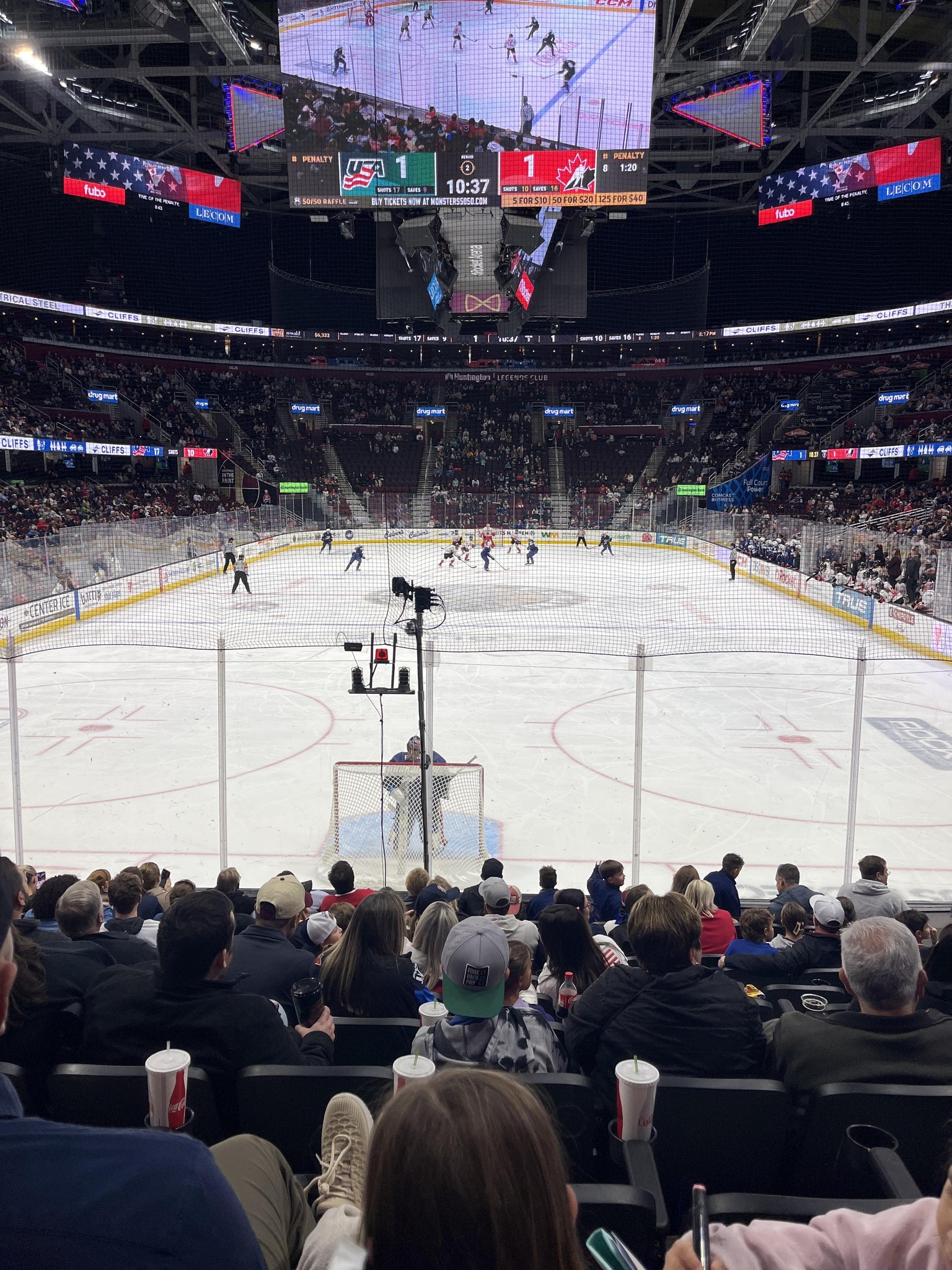 Real Fan View taken from Section 114 at Rocket Arena by Autumn E