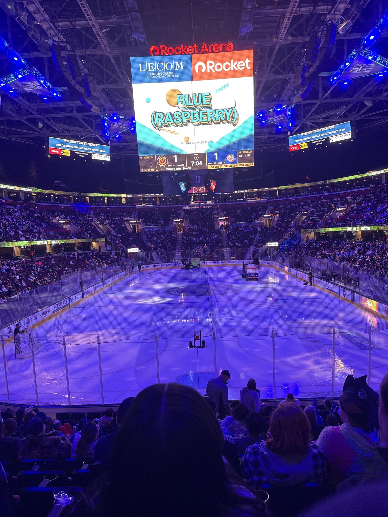 Real Fan View taken from Section 114 at Rocket Arena by Katelyn B