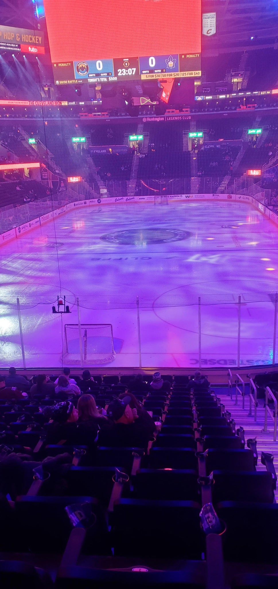 Real Fan View taken from Section 114 at Rocket Arena by Bill F