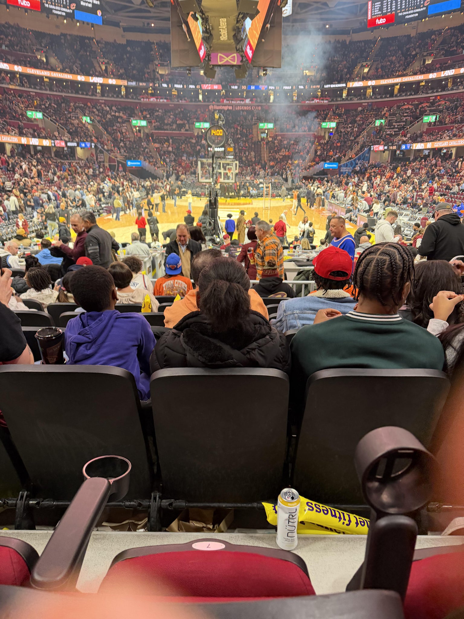 Real Fan View taken from Section 114 at Rocket Arena by Bruce R