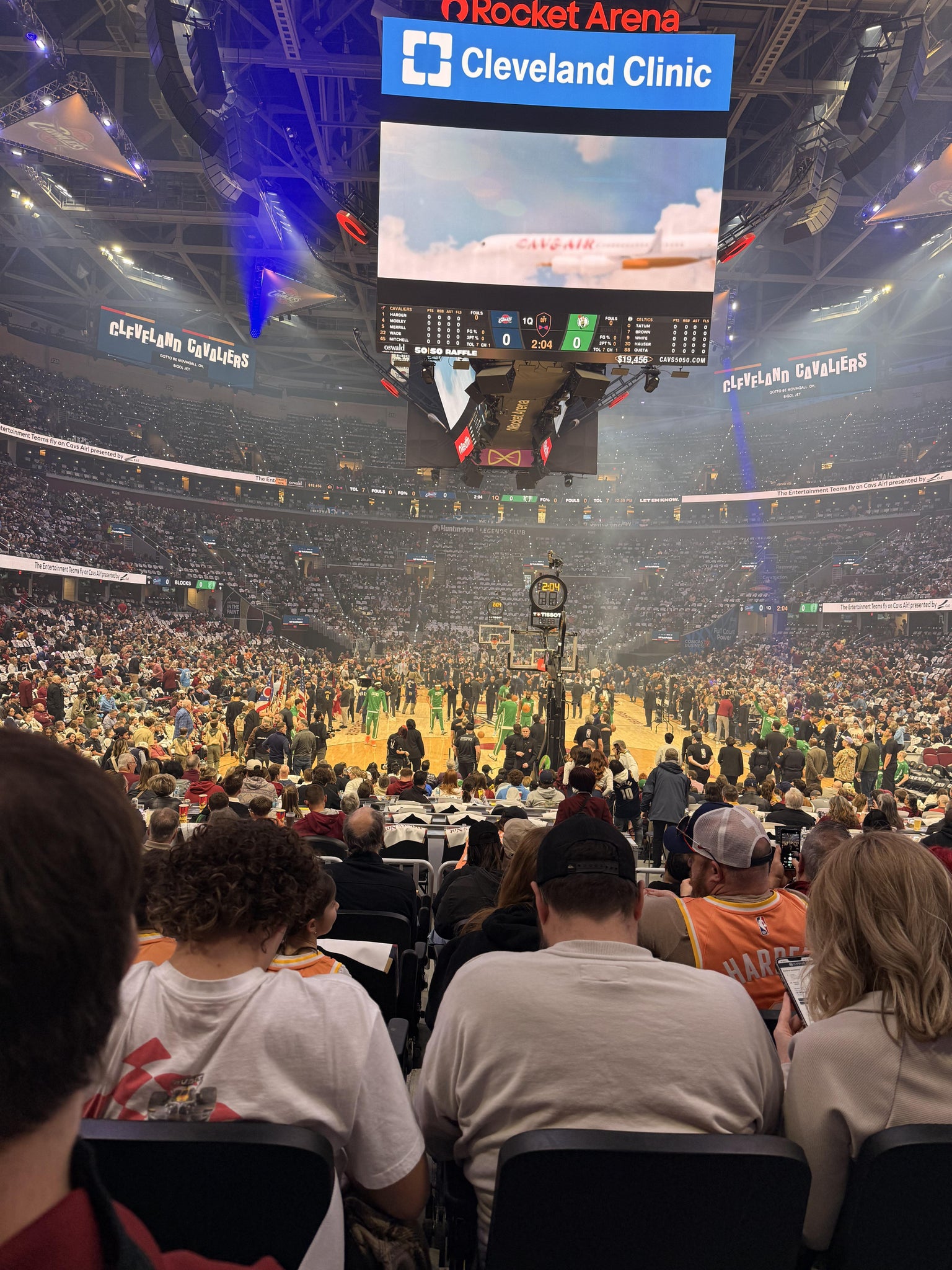 Real Fan View taken from Section 114 at Rocket Arena by Lashawn P
