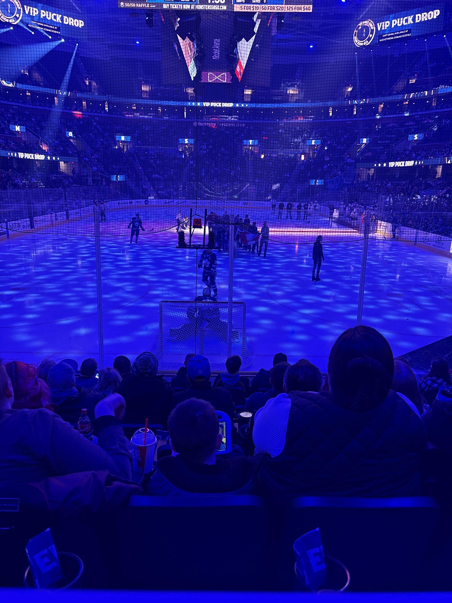 Real Fan View taken from Section 114 at Rocket Arena by Melissa S