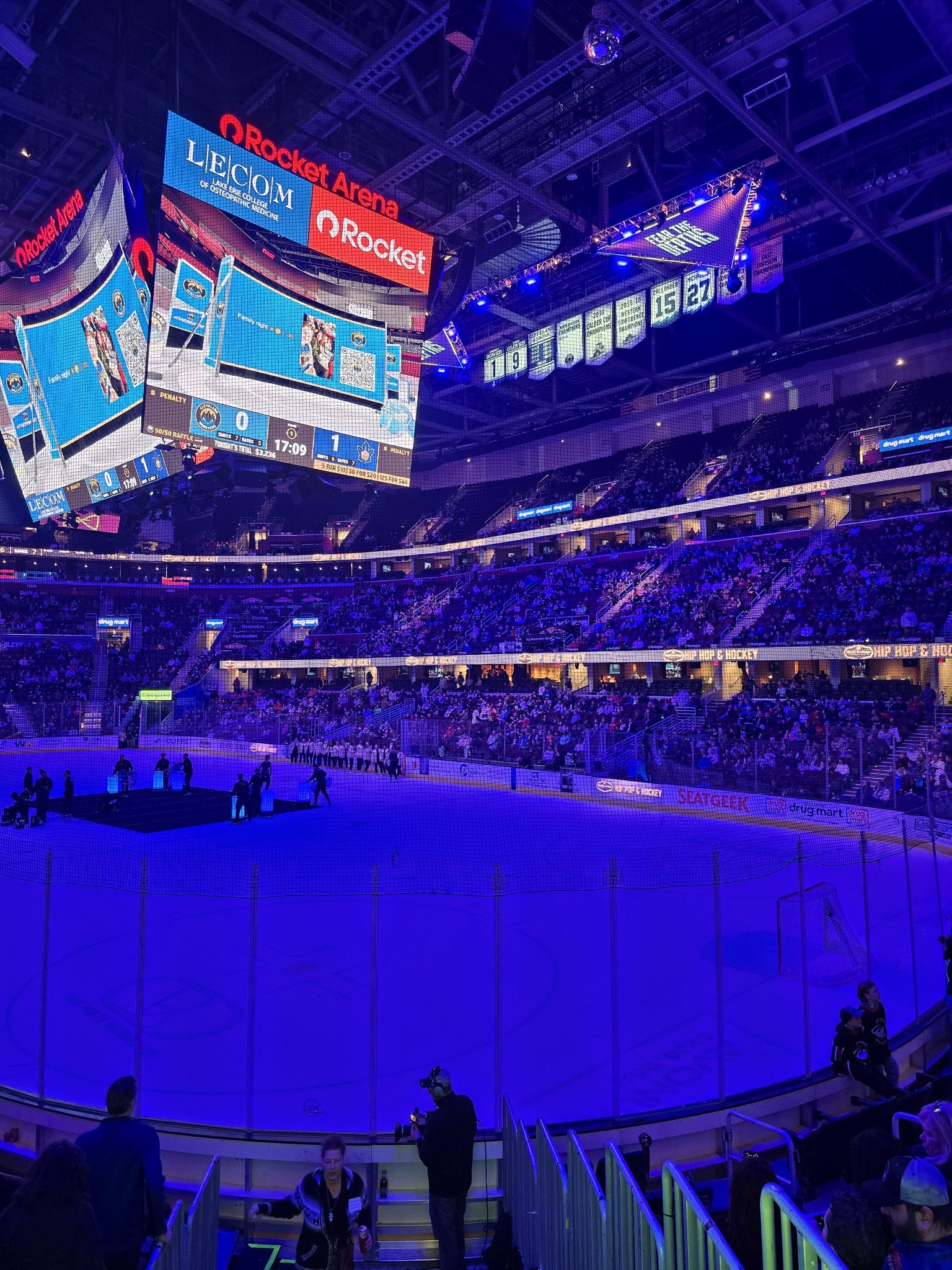 Real Fan View taken from Section 116 at Rocket Arena by Chris S