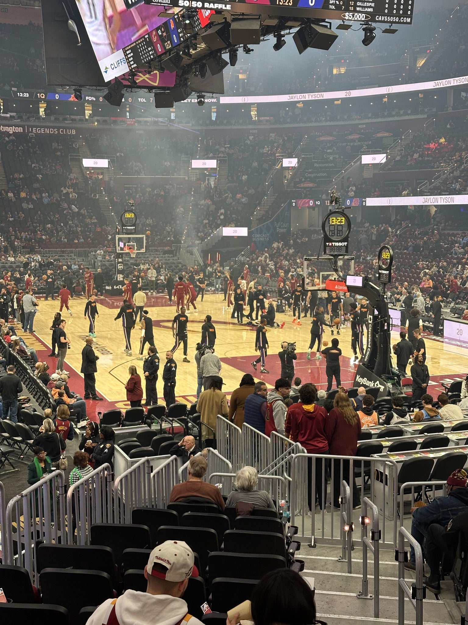Real Fan View taken from Section 116 at Rocket Arena by Sergiy P