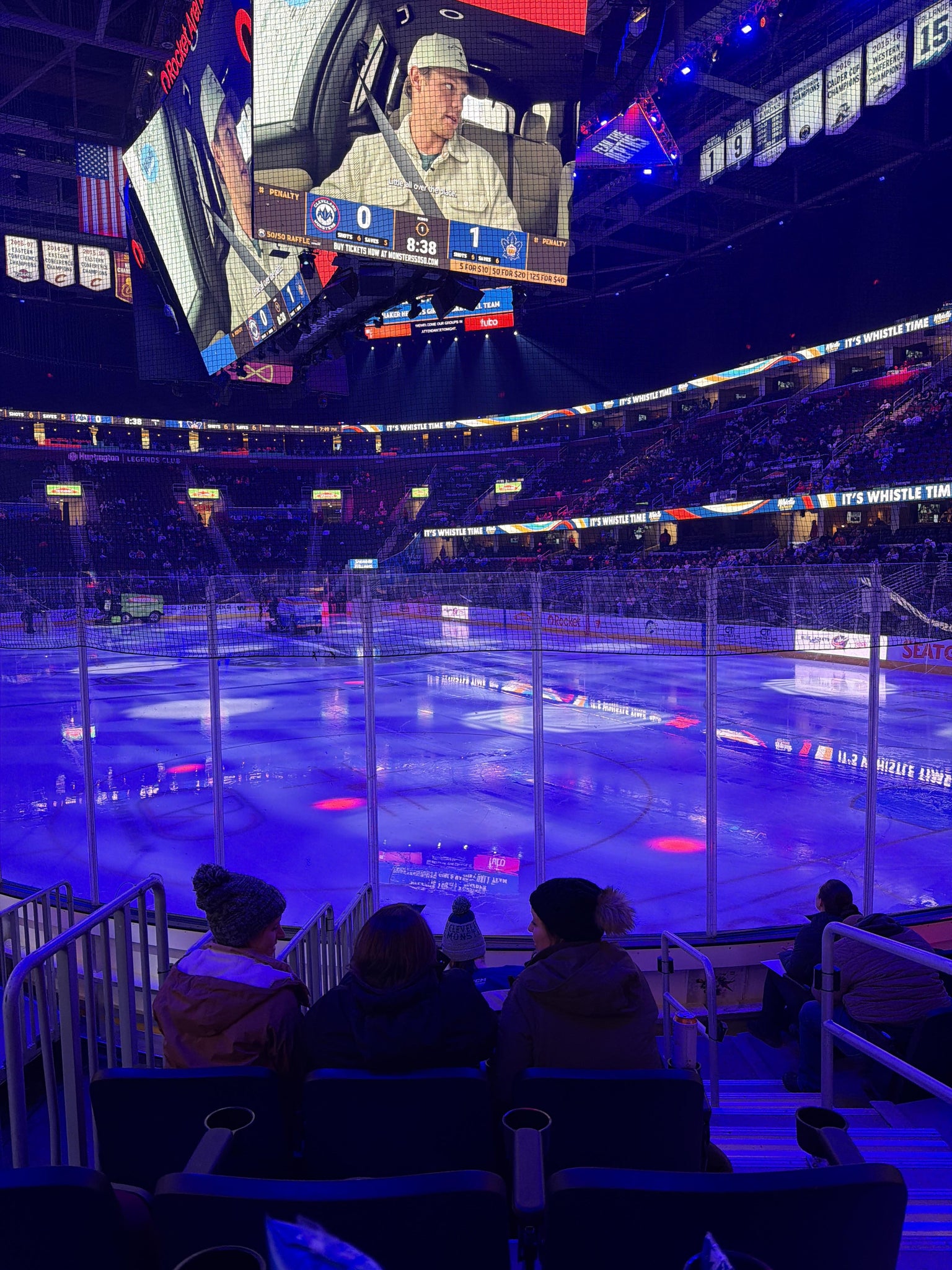 Real Fan View taken from Section 116 at Rocket Arena by Abigail C