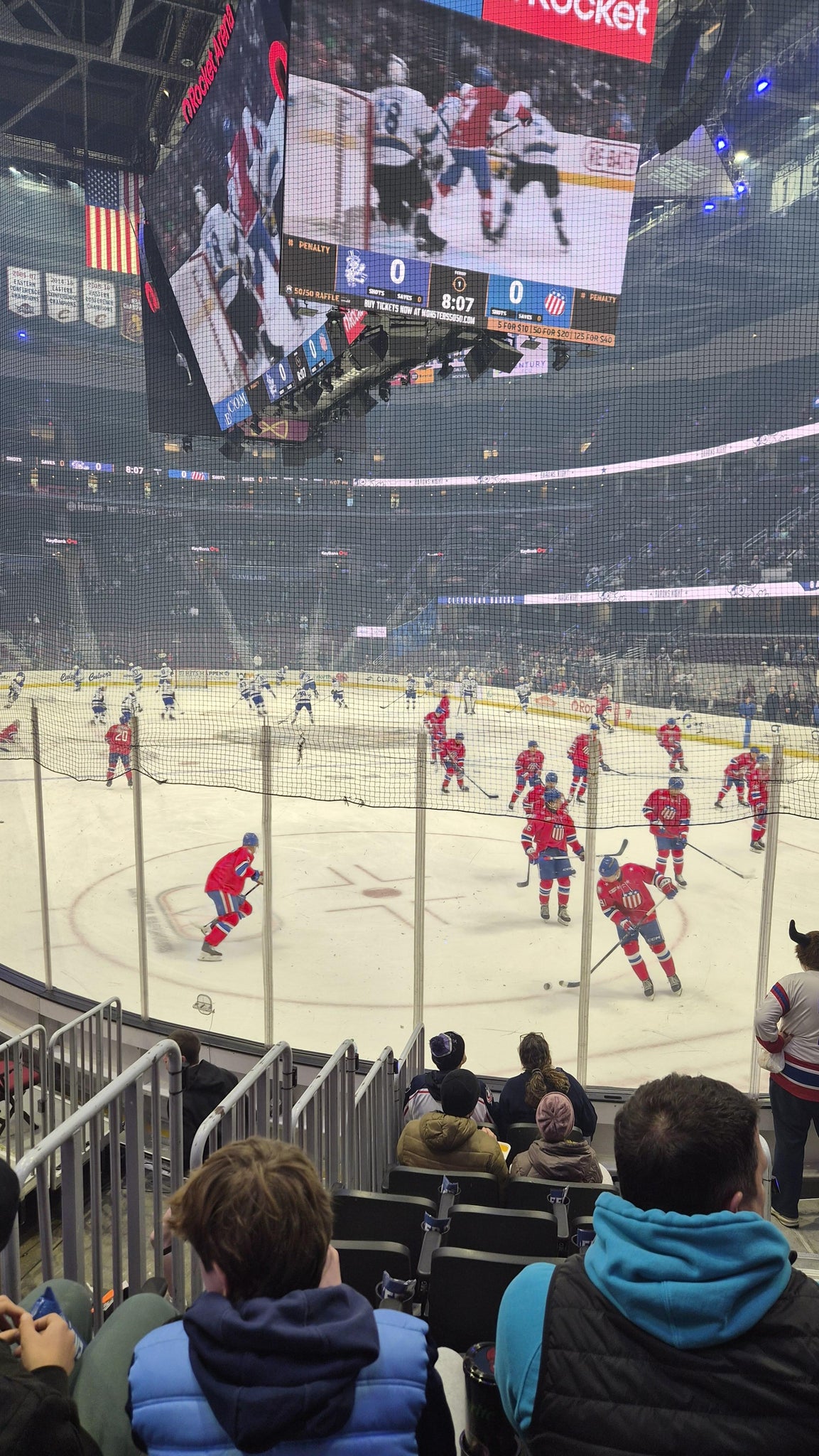 Real Fan View taken from Section 116 at Rocket Arena by Steve N