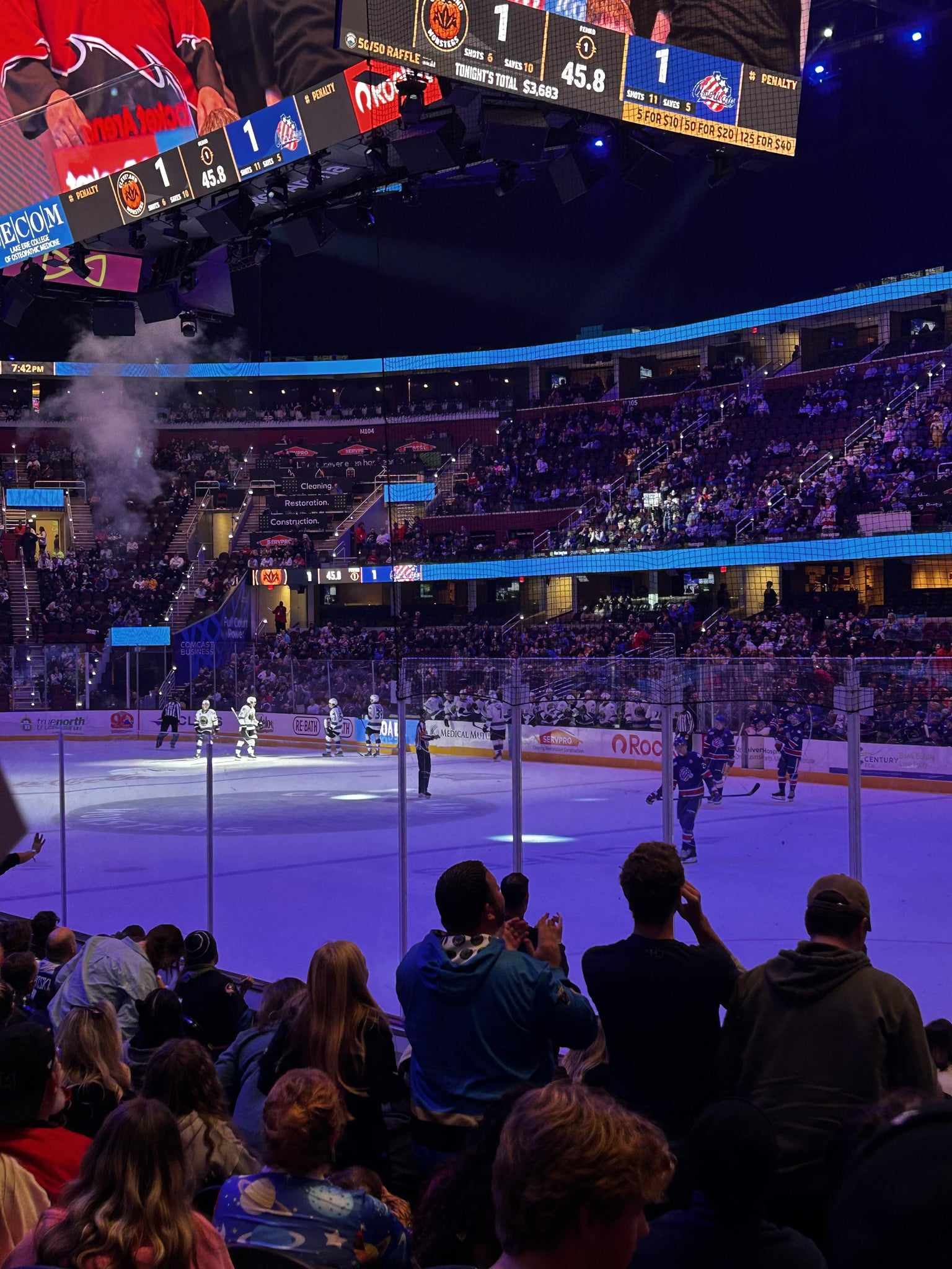 Real Fan View taken from Section 118 at Rocket Arena by Amanda K