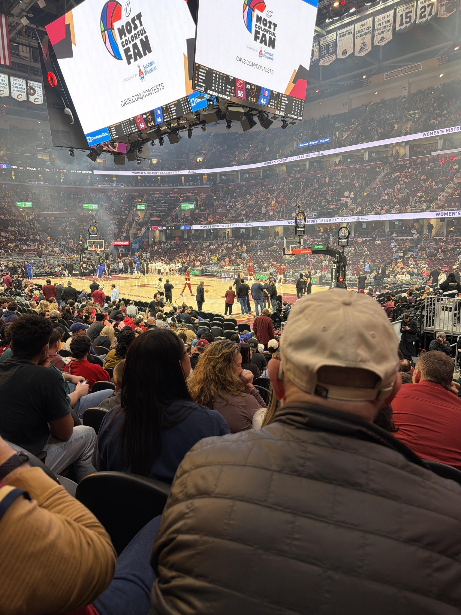 Real Fan View taken from Section 118 at Rocket Arena by Tishar M
