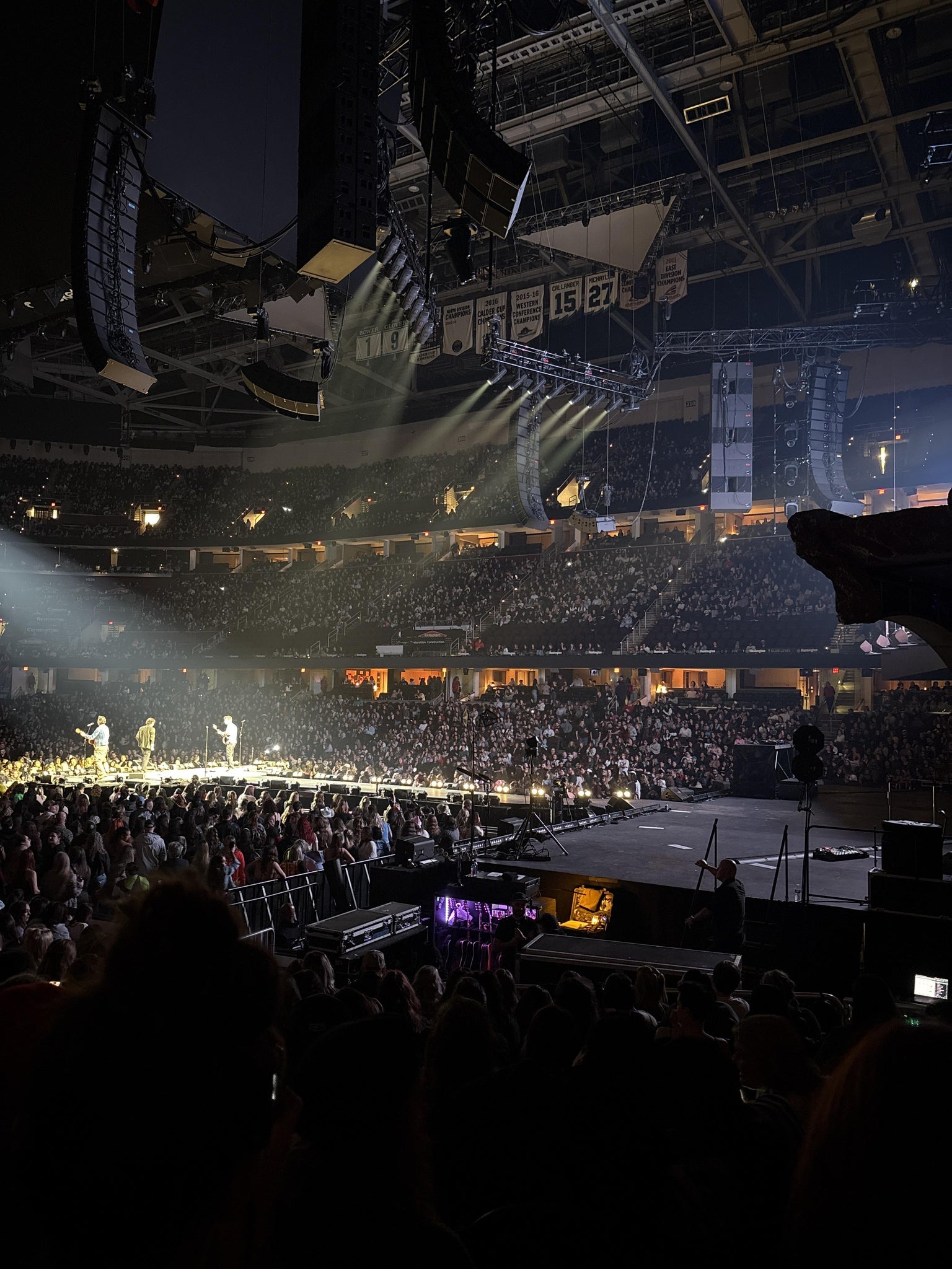 Real Fan View taken from Section 118 at Rocket Arena by Francesca M