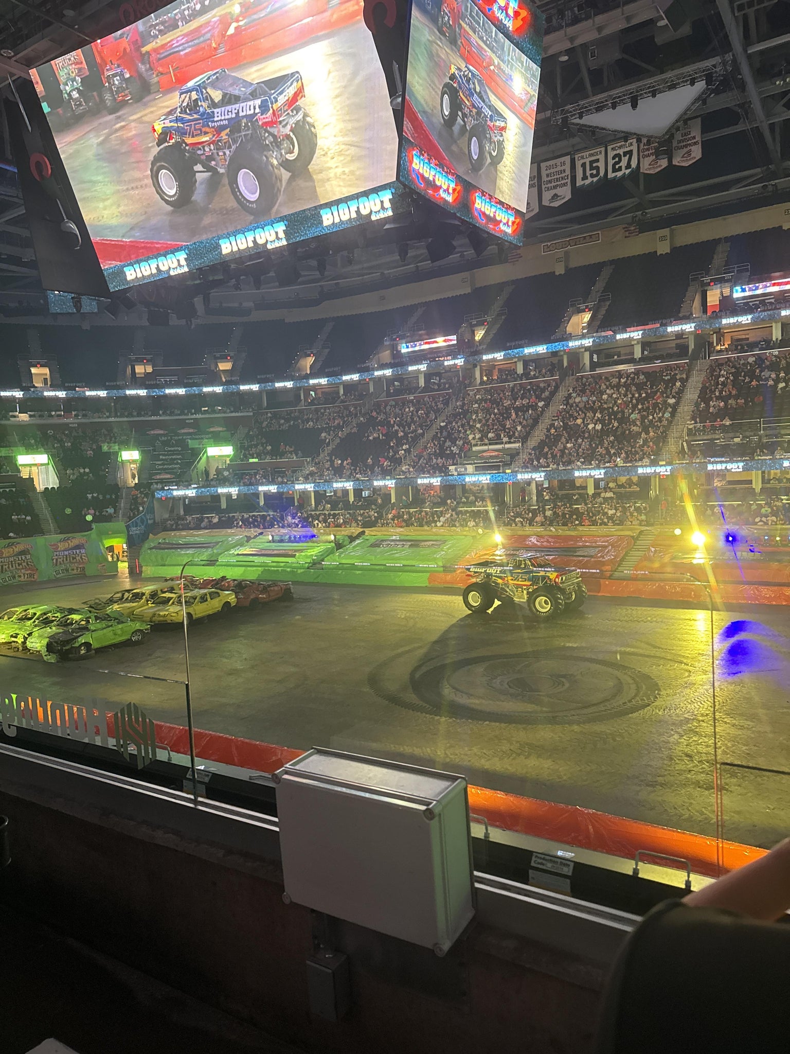 Real Fan View taken from Section 118 at Rocket Arena by Sydney Z