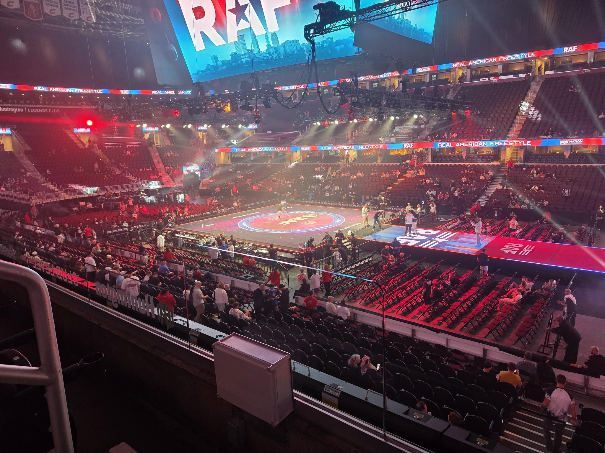 Real Fan View taken from Section 118 at Rocket Arena by Anonymous User