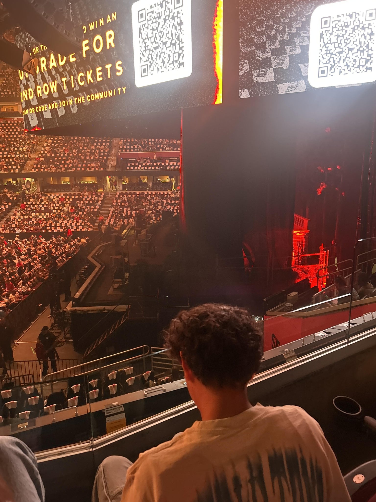Real Fan View taken from Section 118 at Rocket Arena by Finn J