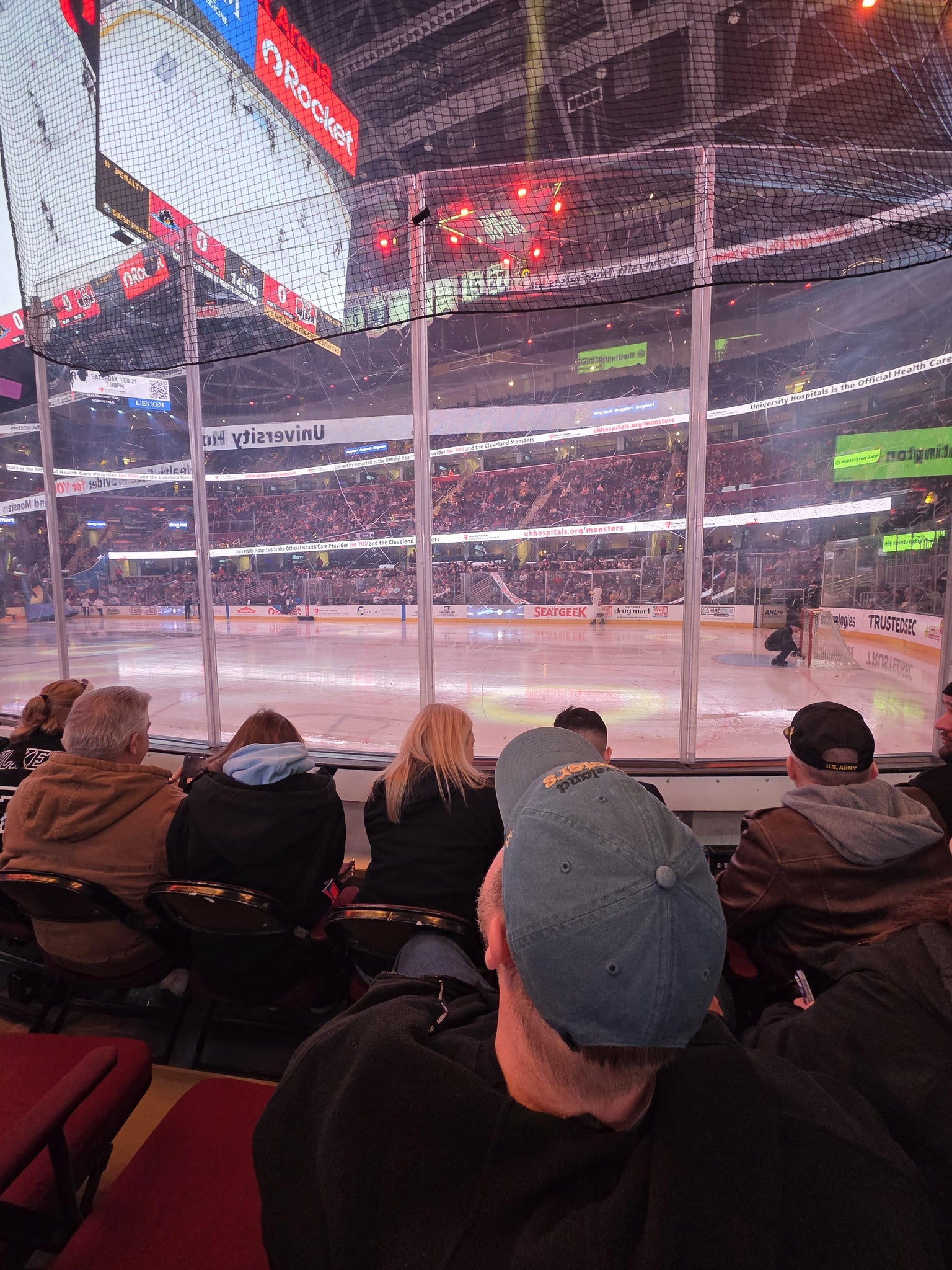 Real Fan View taken from Section 118 at Rocket Arena by Cherise S