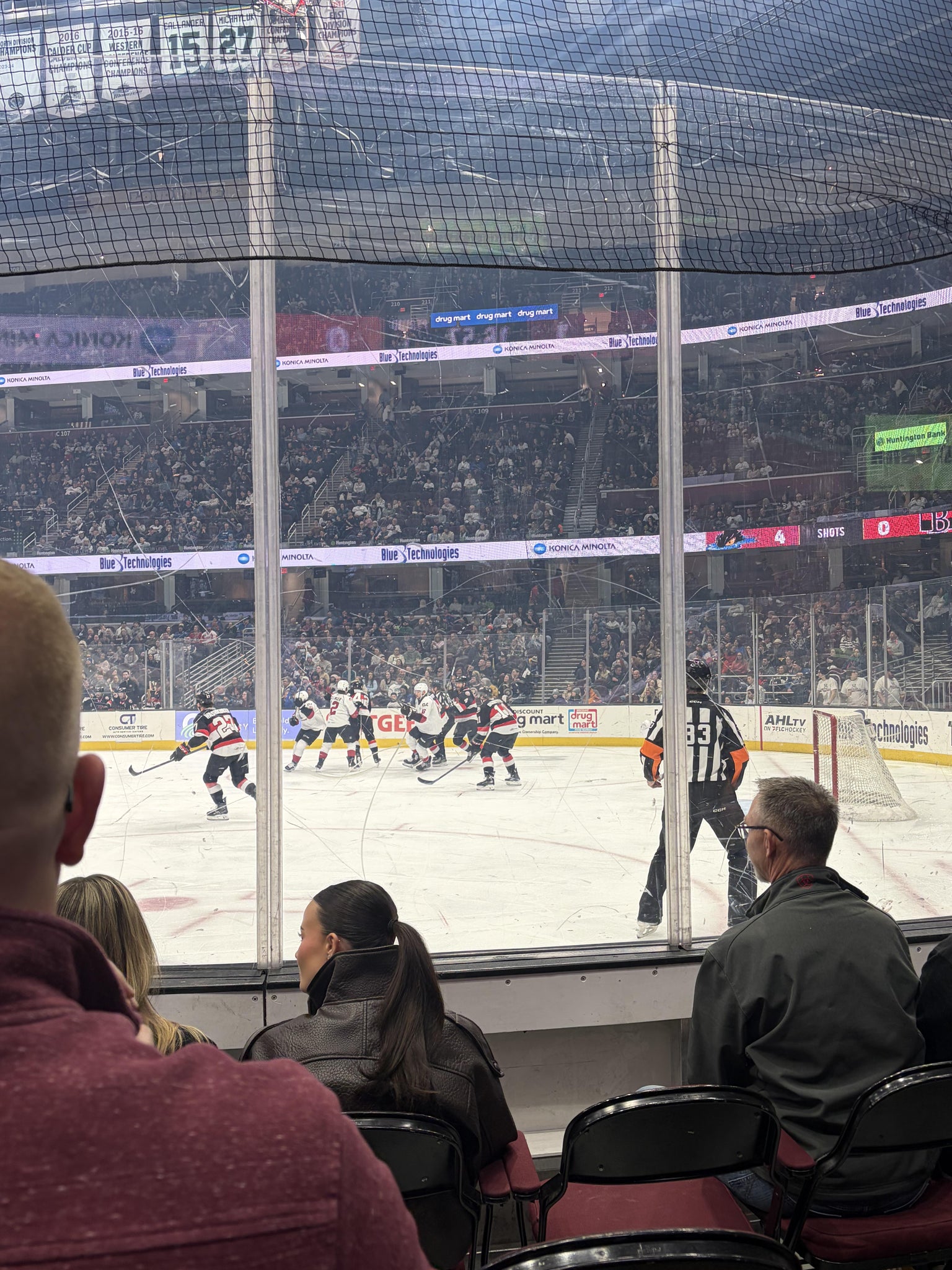 Real Fan View taken from Section 118 at Rocket Arena by Emma C