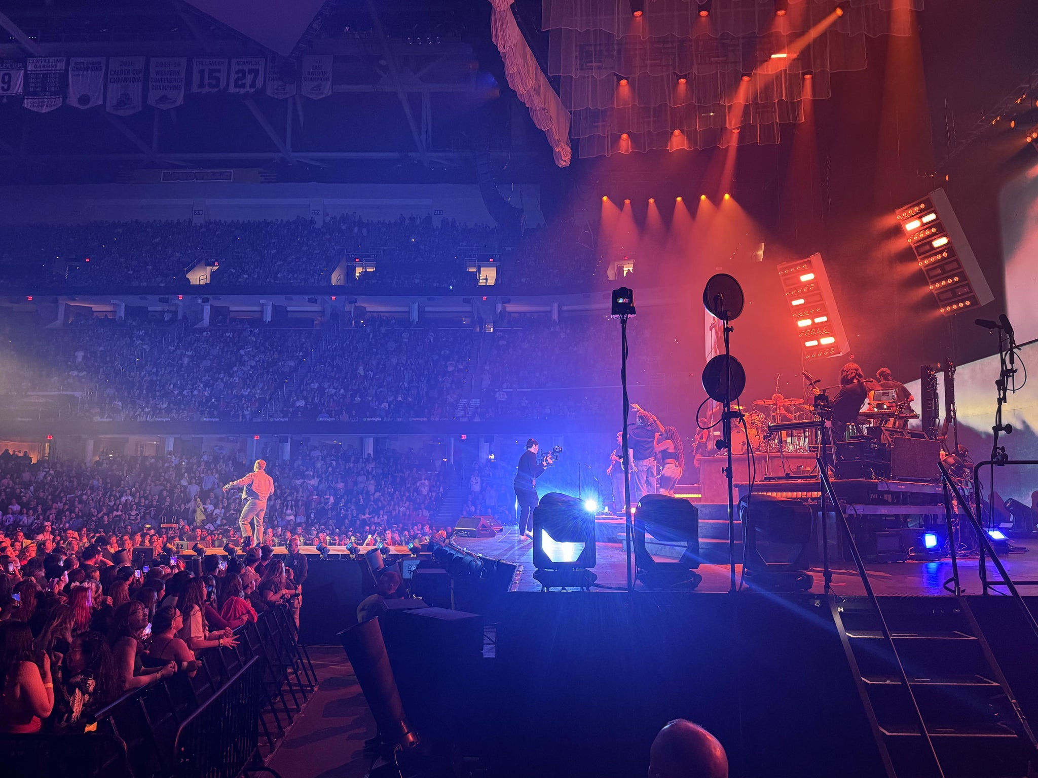 Real Fan View taken from Section 118 at Rocket Arena by Kelly D