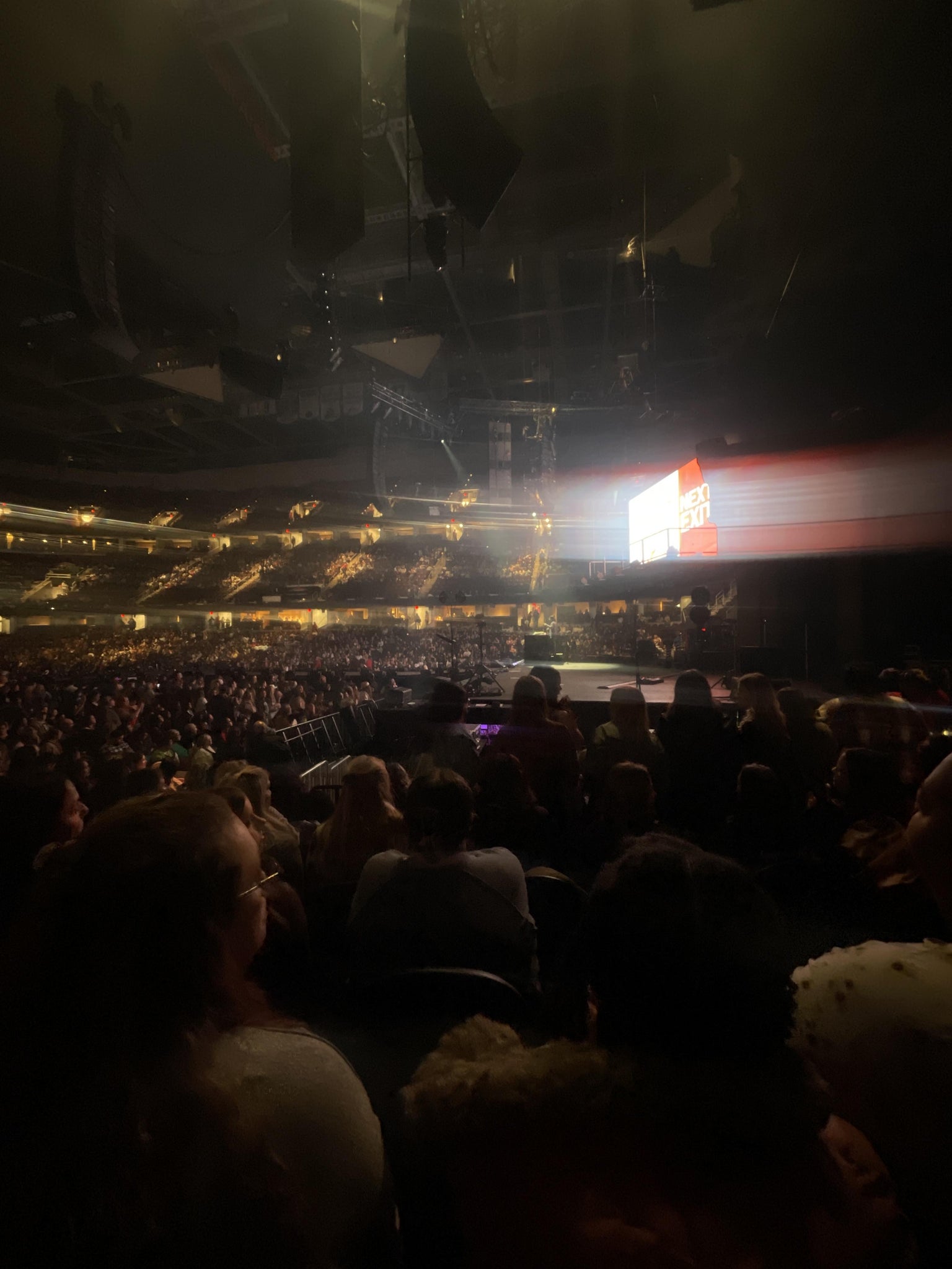 Real Fan View taken from Section 118 at Rocket Arena by Diana D