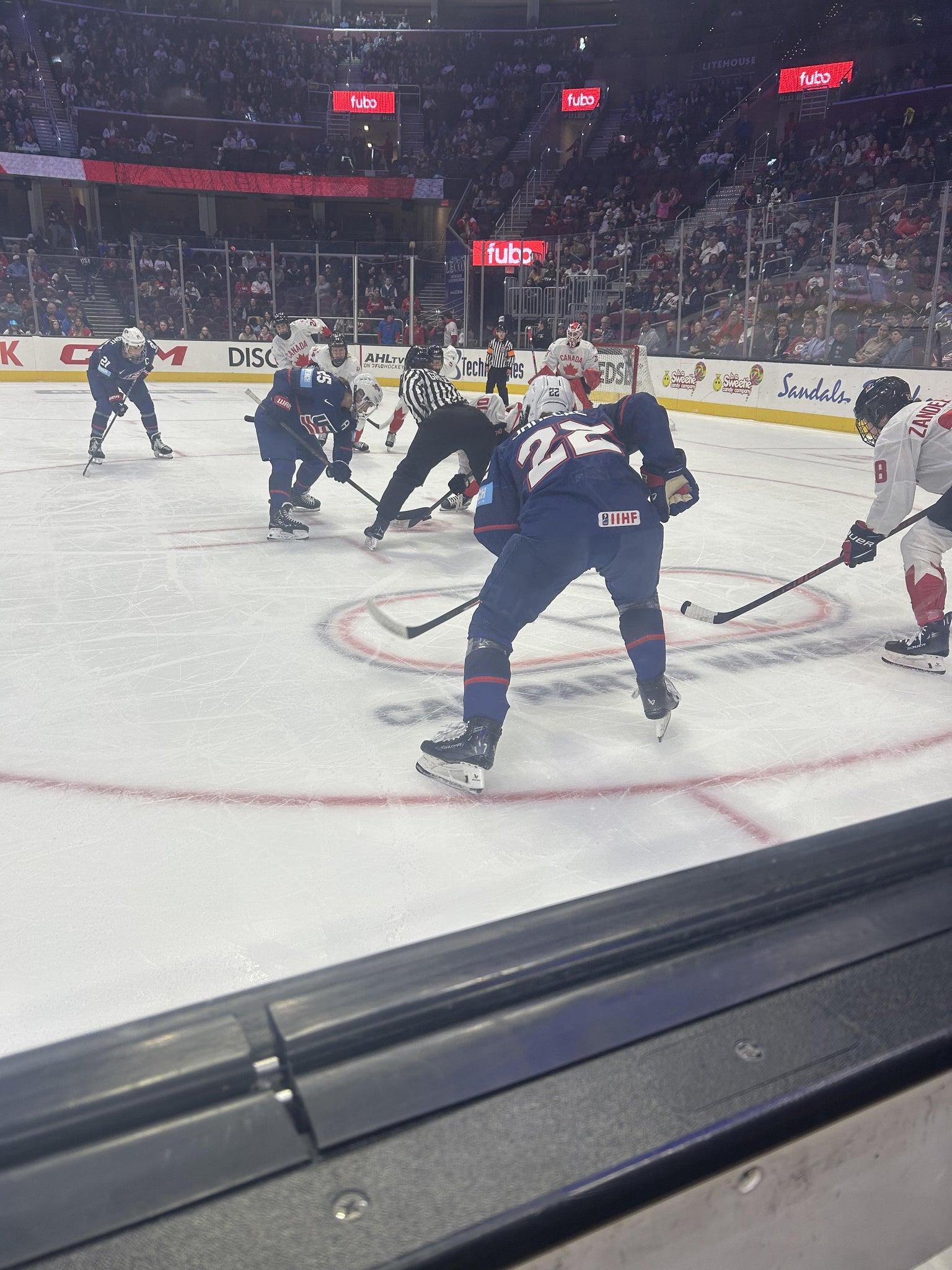 Real Fan View taken from Section 119 at Rocket Arena by Mickey R