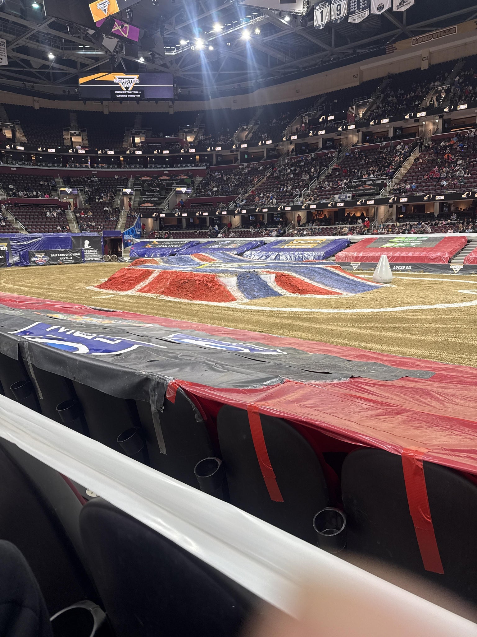 Real Fan View taken from Section 119 at Rocket Arena by Darin K