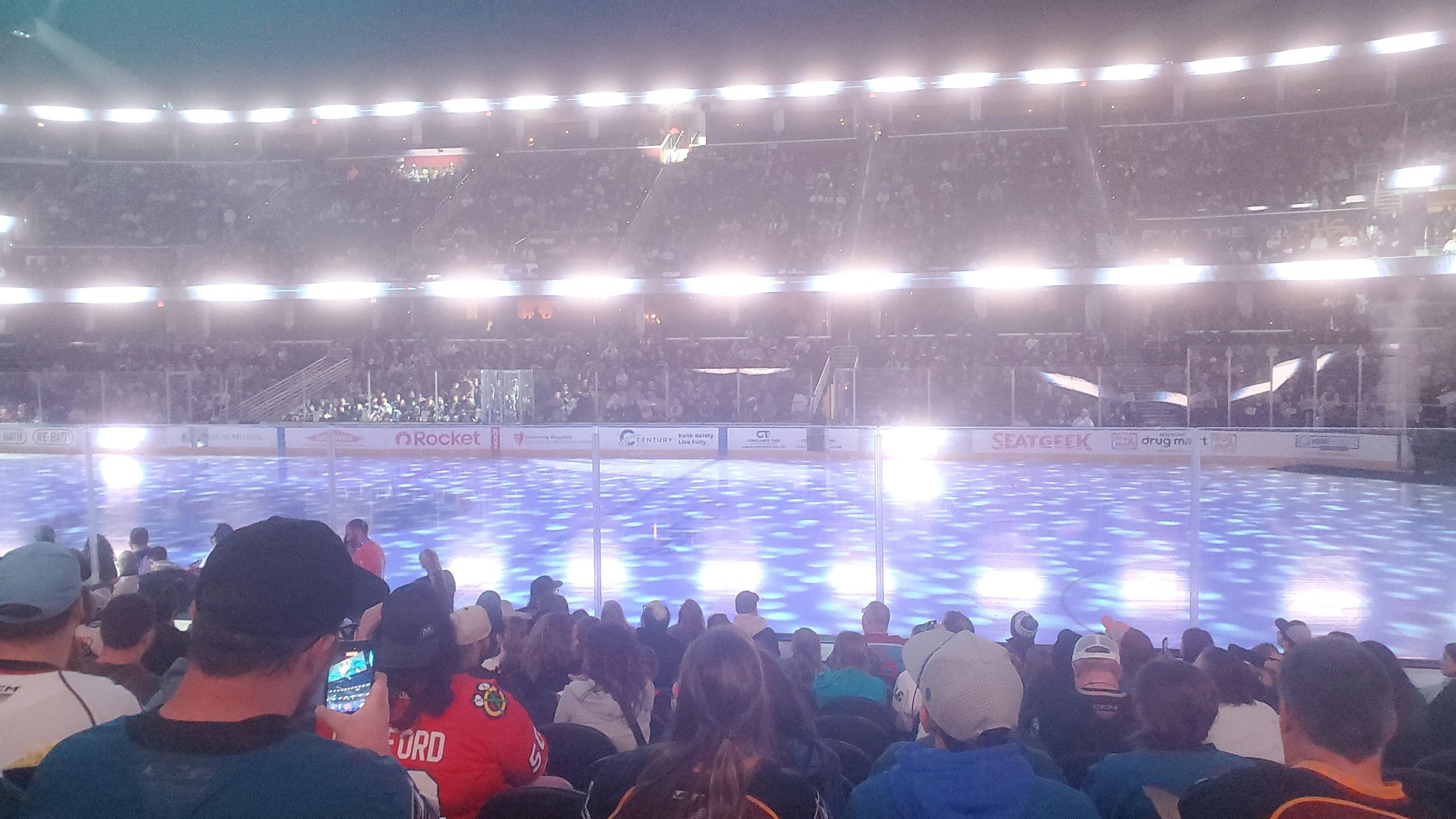 Real Fan View taken from Section 119 at Rocket Arena by Morrell C