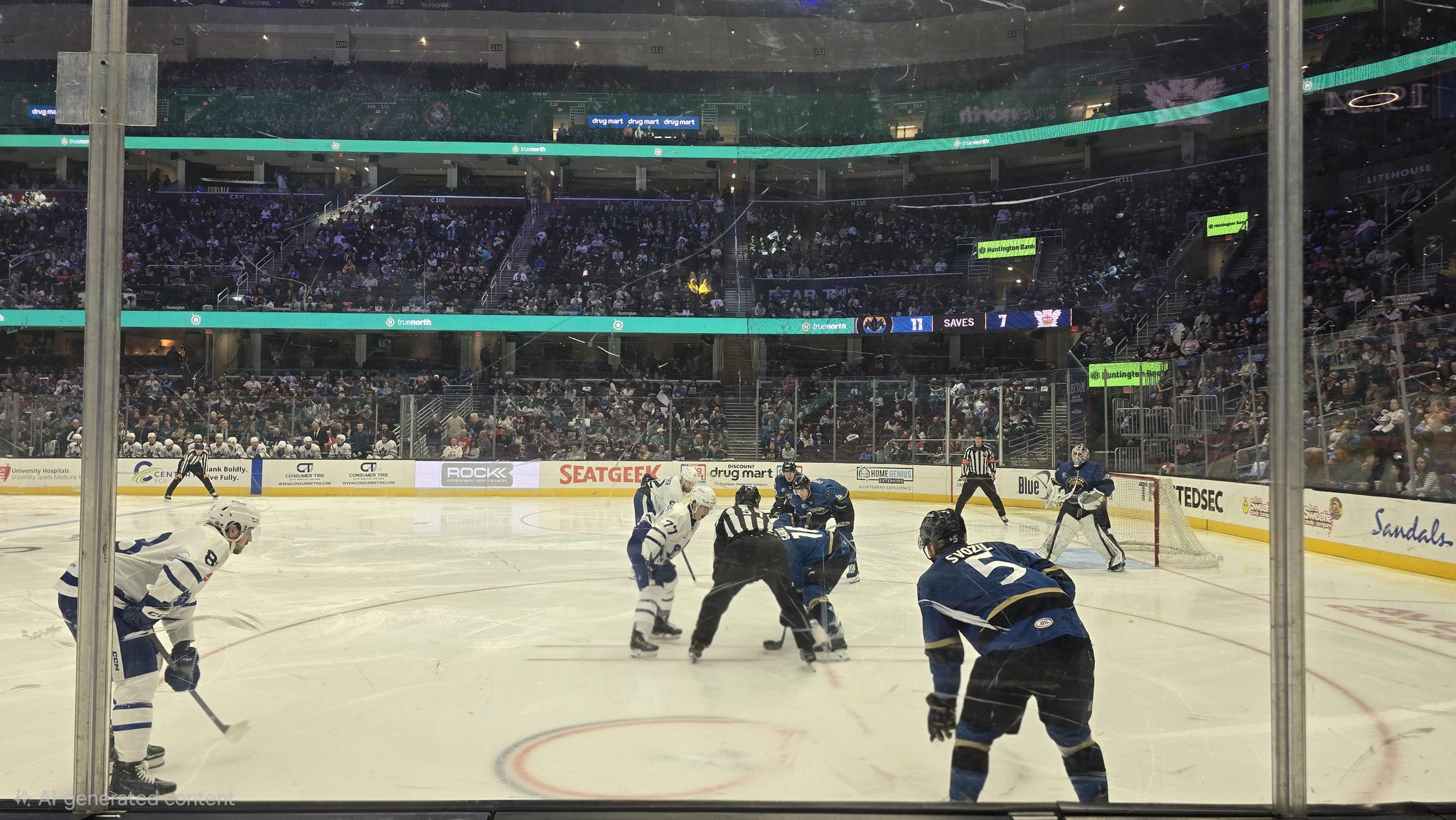 Real Fan View taken from Section 119 at Rocket Arena by Mary M