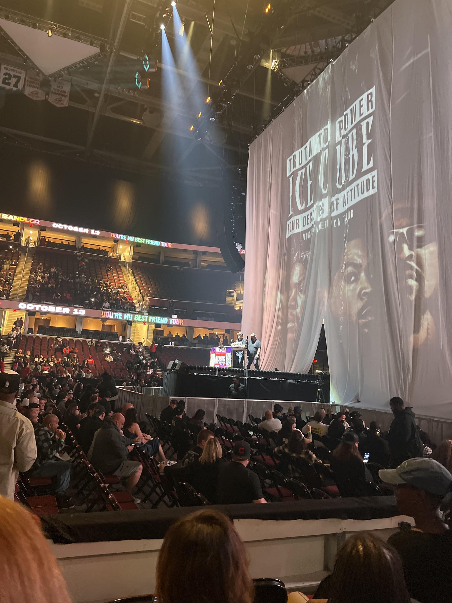 Real Fan View taken from Section 119 at Rocket Arena by Stacy B