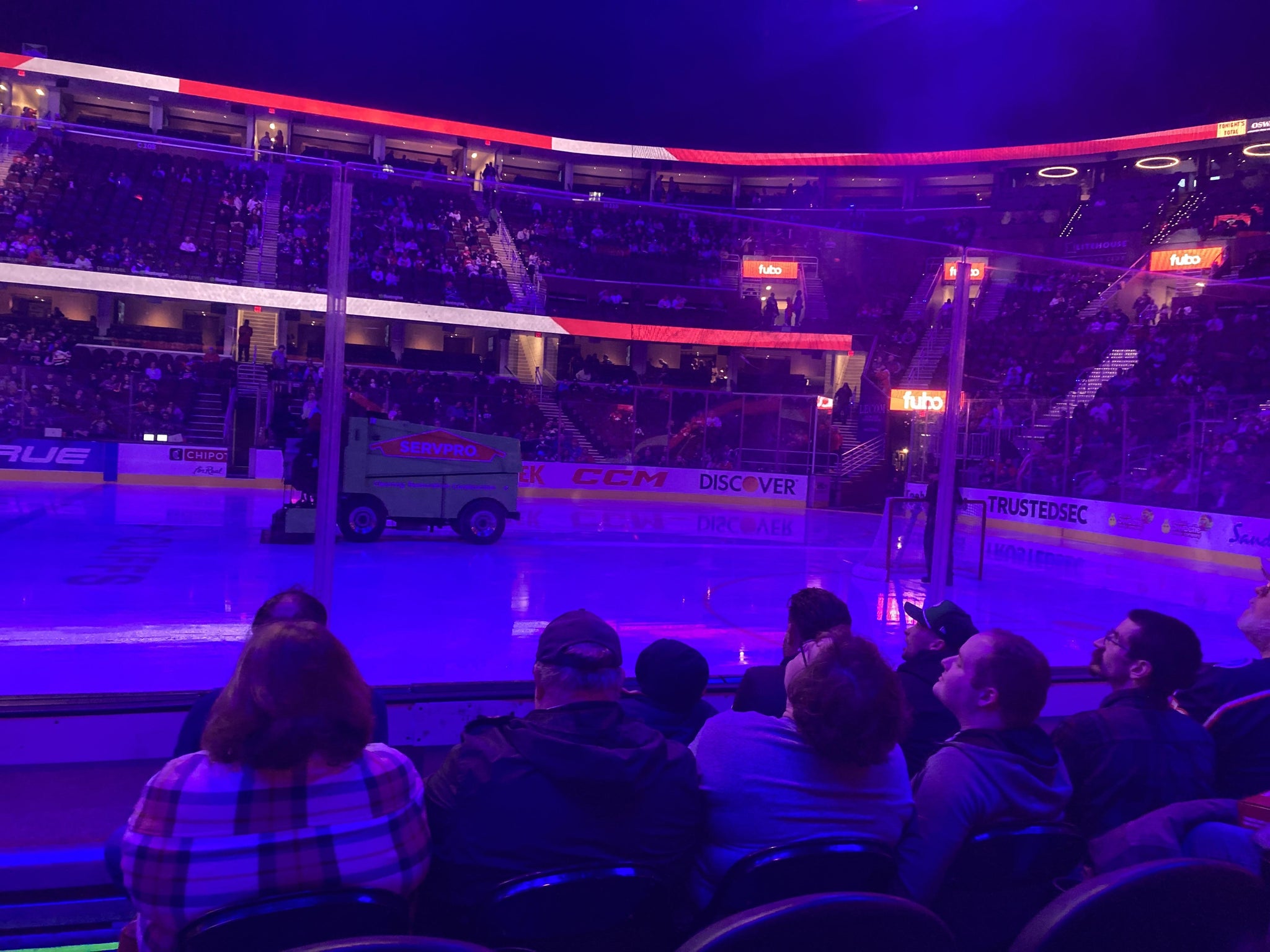 Real Fan View taken from Section 119 at Rocket Arena by Michael G