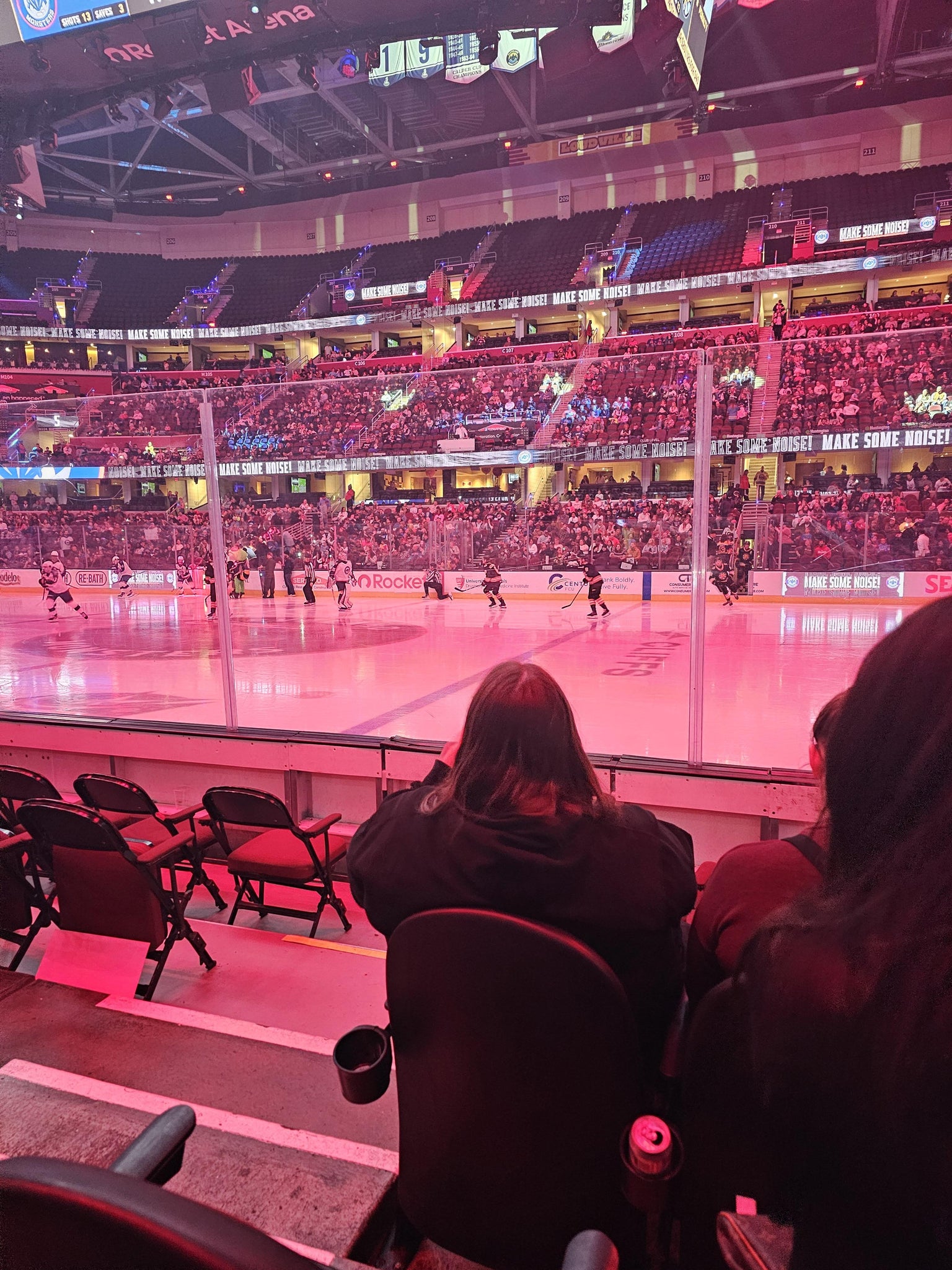 Real Fan View taken from Section 119 at Rocket Arena by Kaylee M