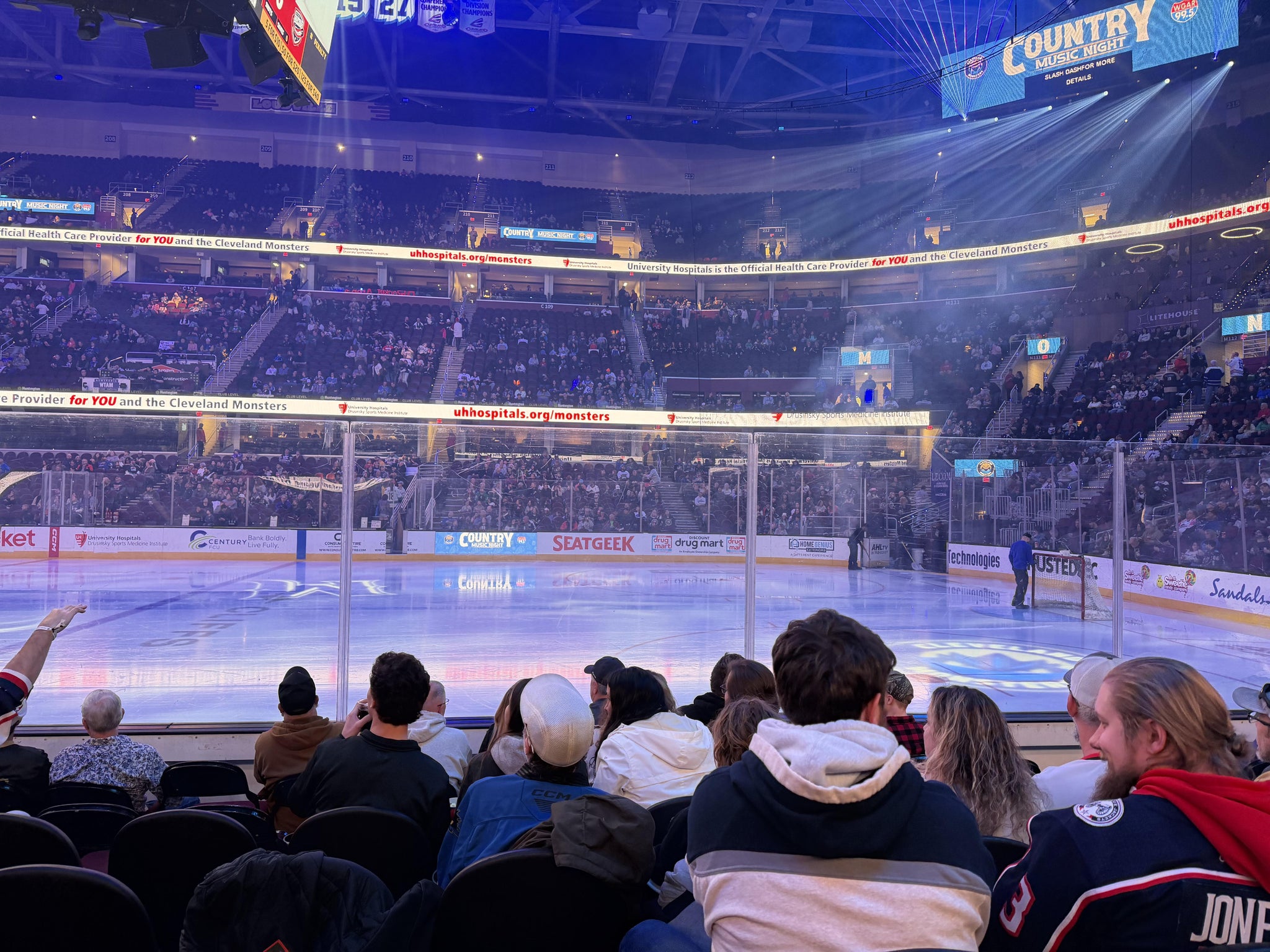 Real Fan View taken from Section 119 at Rocket Arena by Danielle T