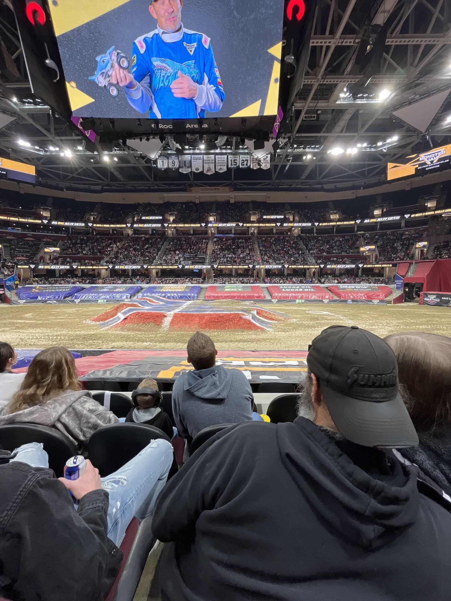 Real Fan View taken from Section 120 at Rocket Arena by John M