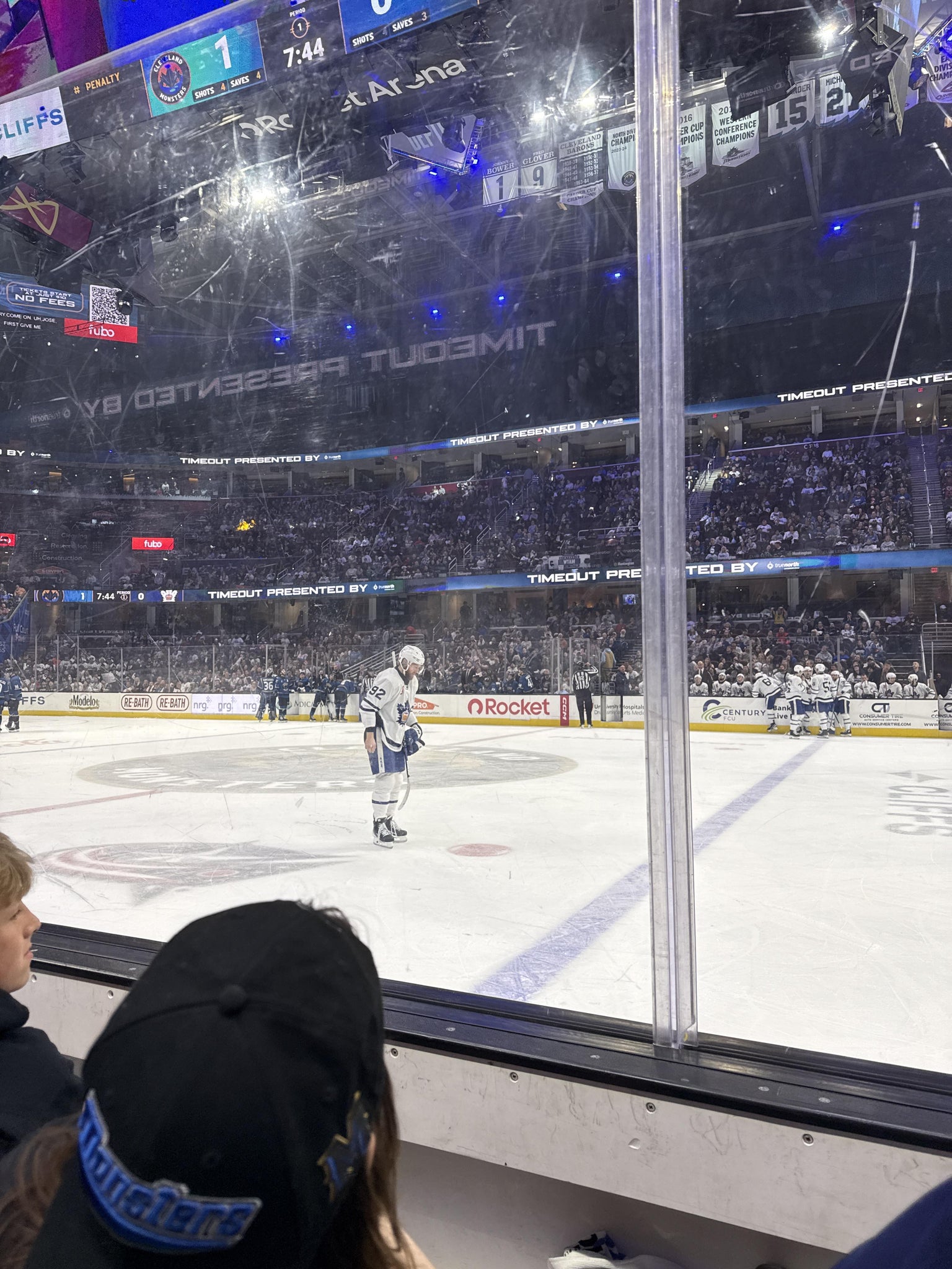 Real Fan View taken from Section 120 at Rocket Arena by Daniel M