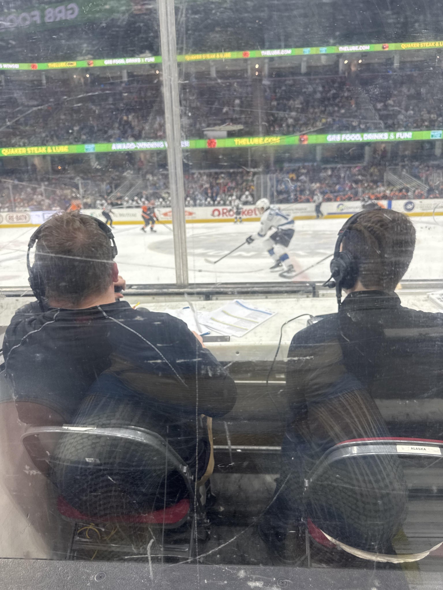 Real Fan View taken from Section 121 at Rocket Arena by Angelique L