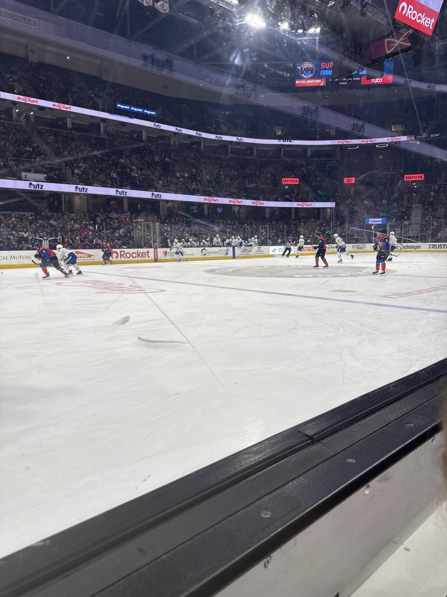 Real Fan View taken from Section 122 at Rocket Arena by John G