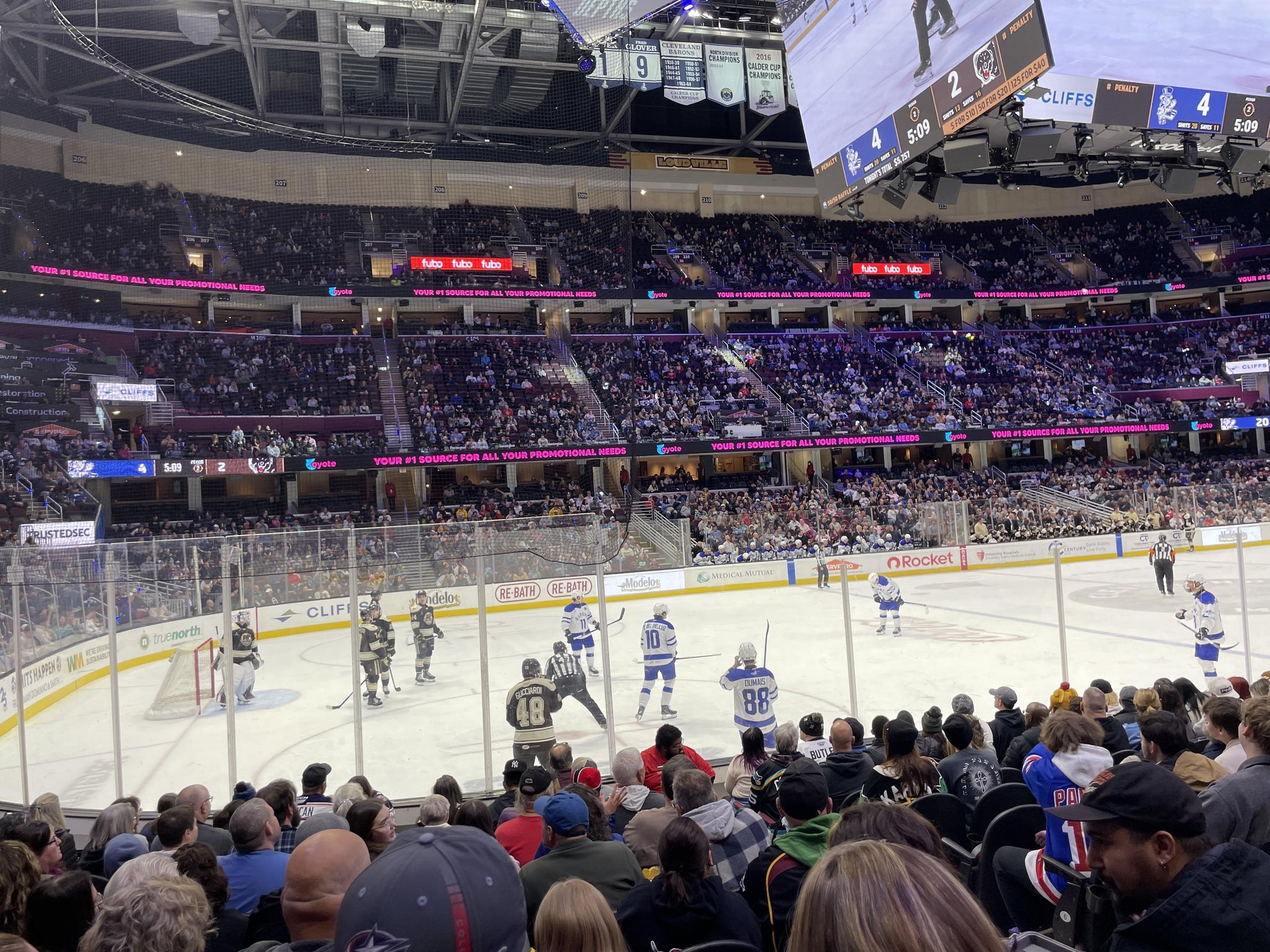 Real Fan View taken from Section 123 at Rocket Arena by Anonymous User