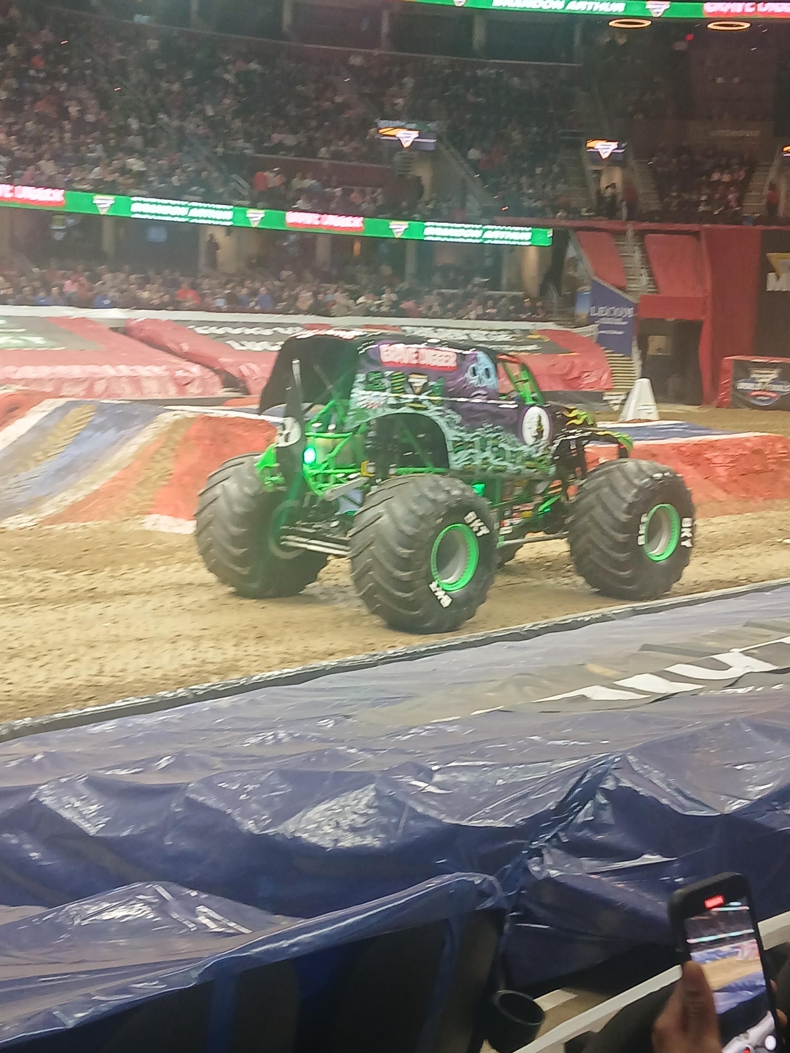 Real Fan View taken from Section 123 at Rocket Arena by Nikki D