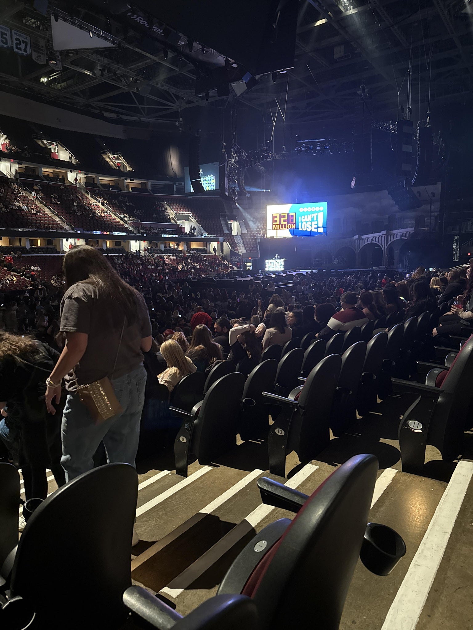 Real Fan View taken from Section 123 at Rocket Arena by Simmie Z
