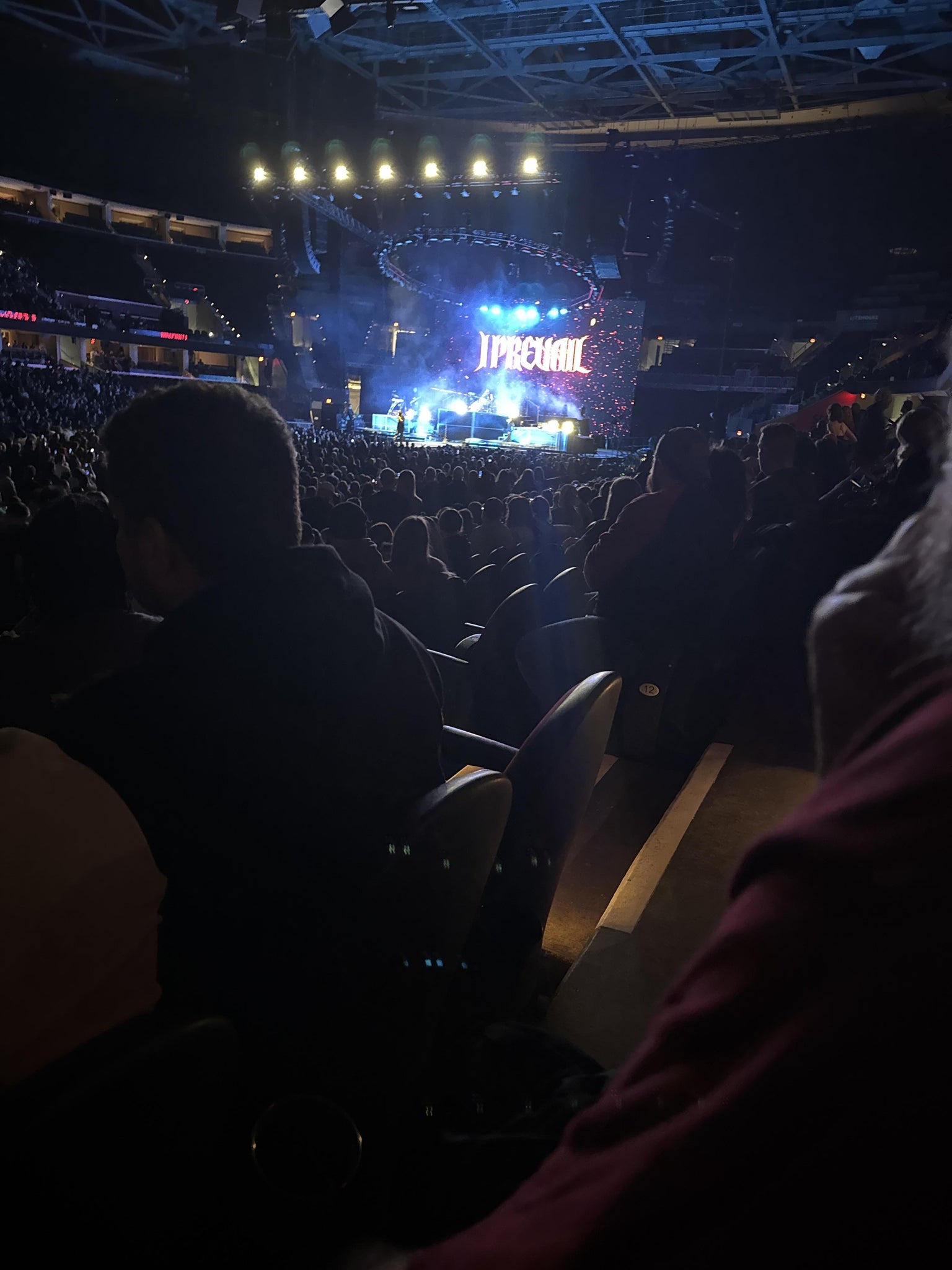 Real Fan View taken from Section 123 at Rocket Arena by Tim W