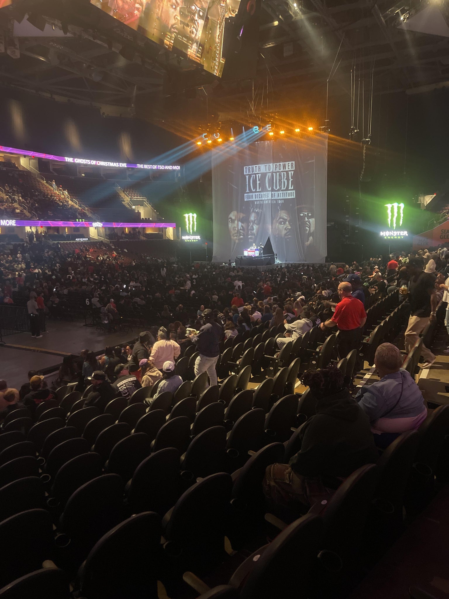 Real Fan View taken from Section 123 at Rocket Arena by Marquisha H