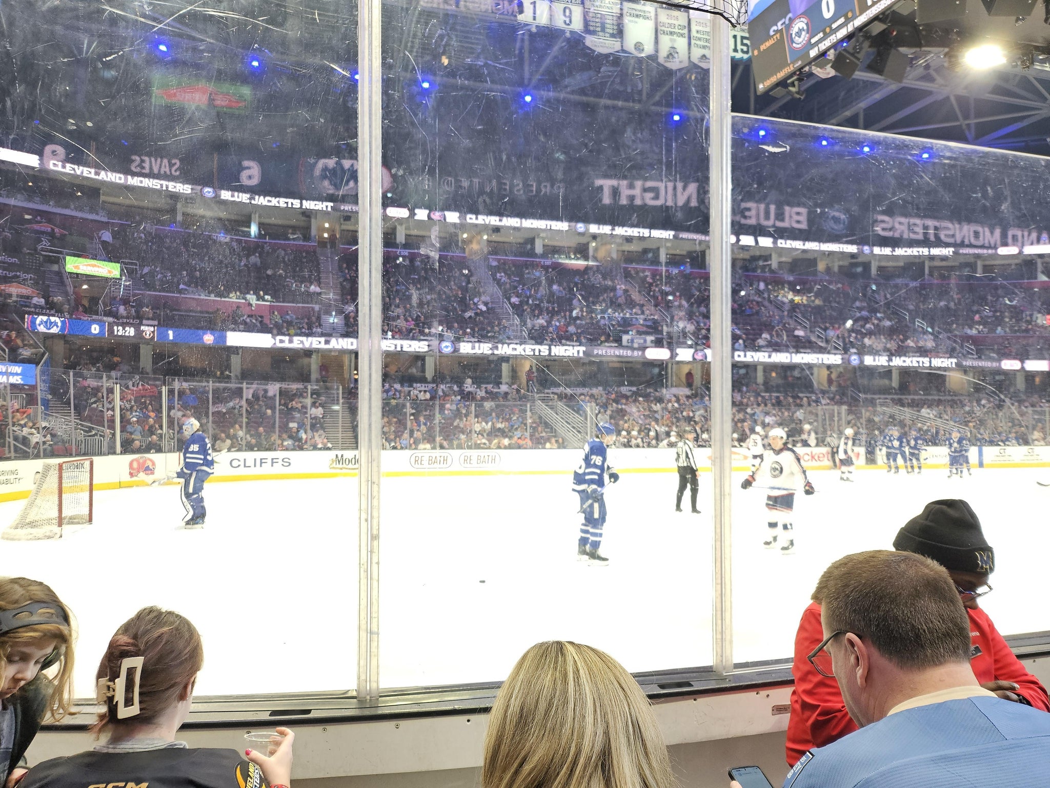 Real Fan View taken from Section 123 at Rocket Arena by David R