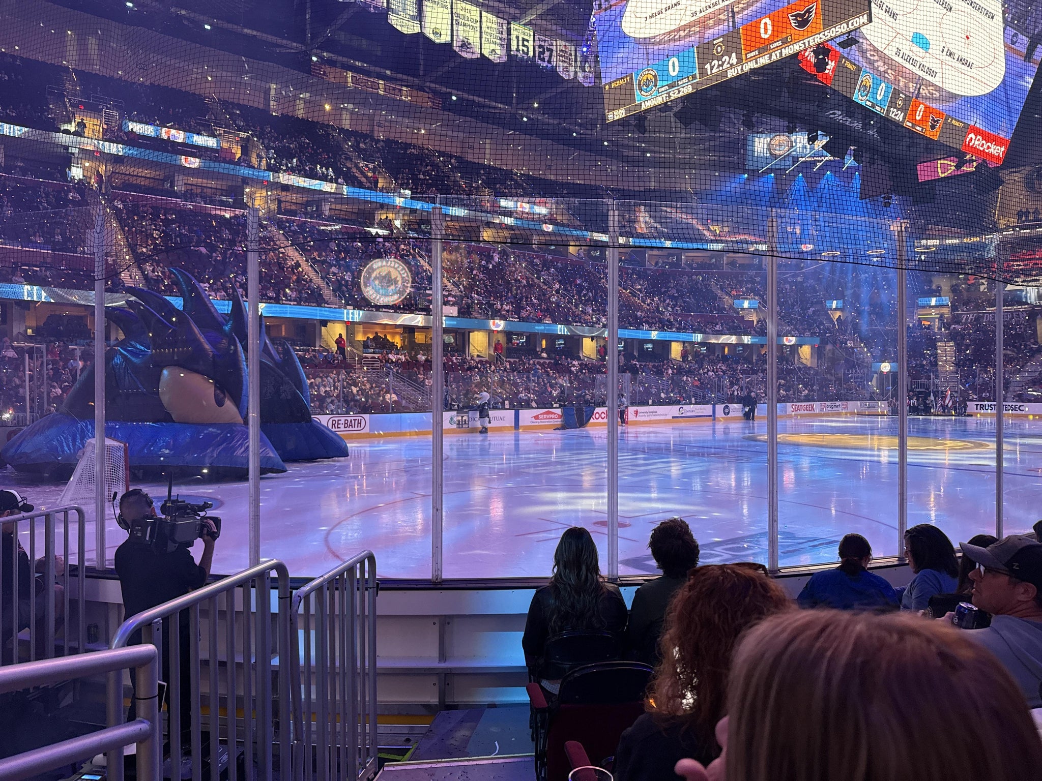 Real Fan View taken from Section 123 at Rocket Arena by James T