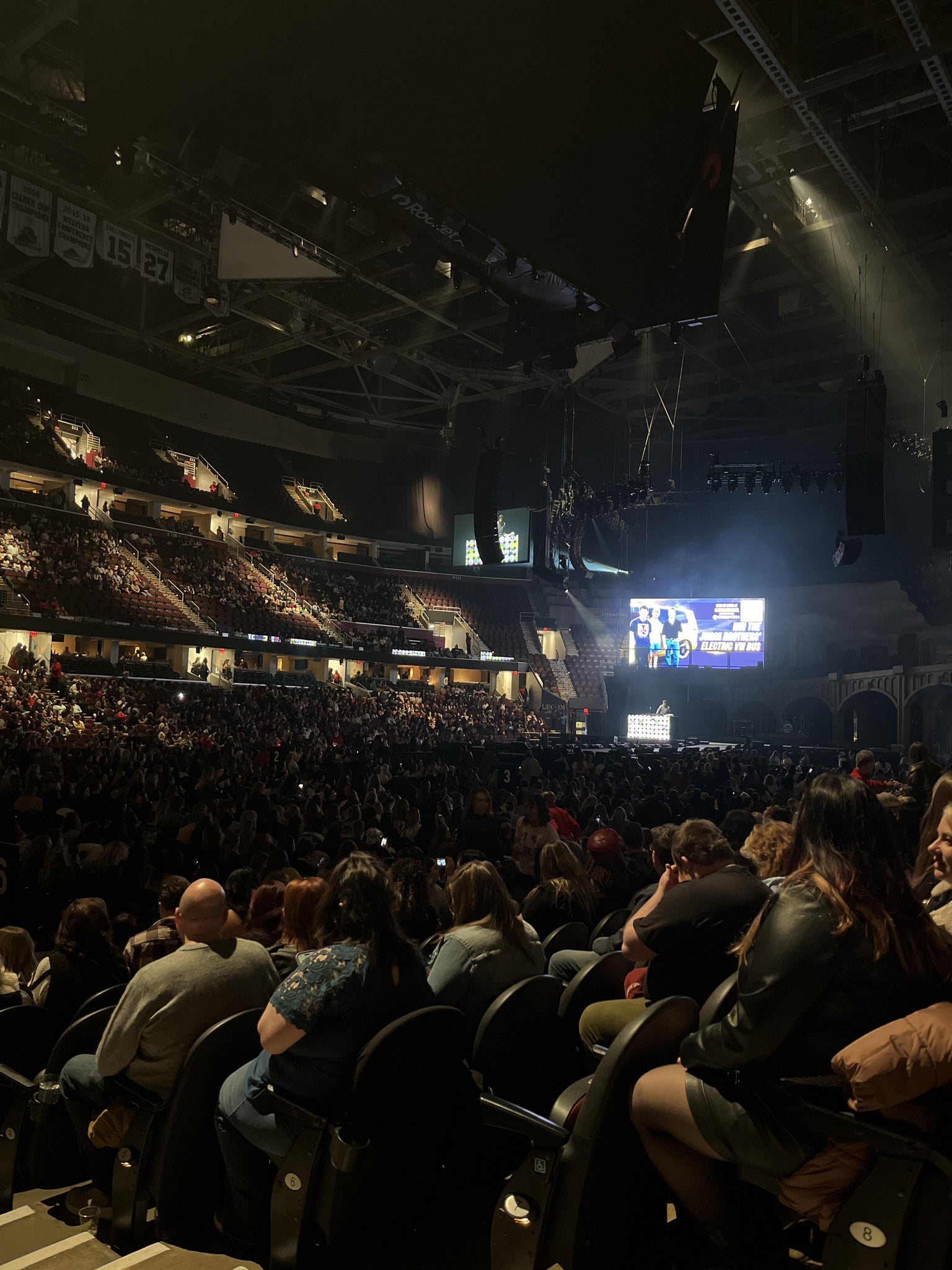 Real Fan View taken from Section 123 at Rocket Arena by Daimarys S