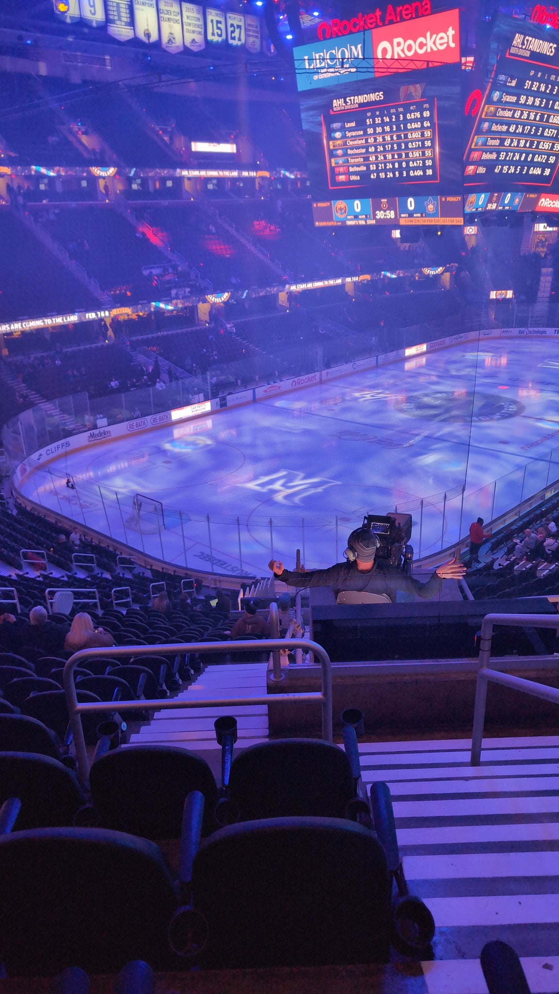 Real Fan View taken from Section 125 at Rocket Arena by Anastasia S
