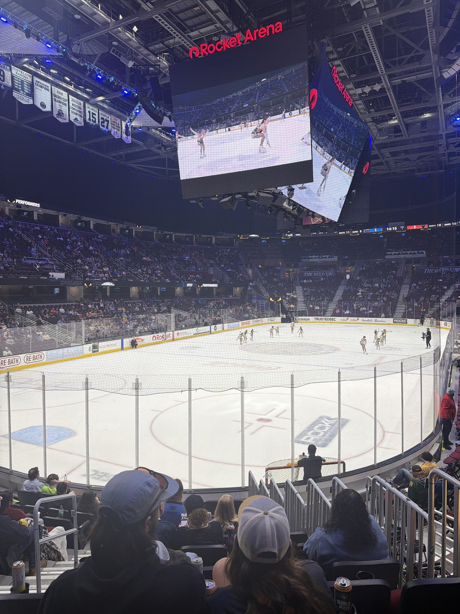 Real Fan View taken from Section 125 at Rocket Arena by Andrew R