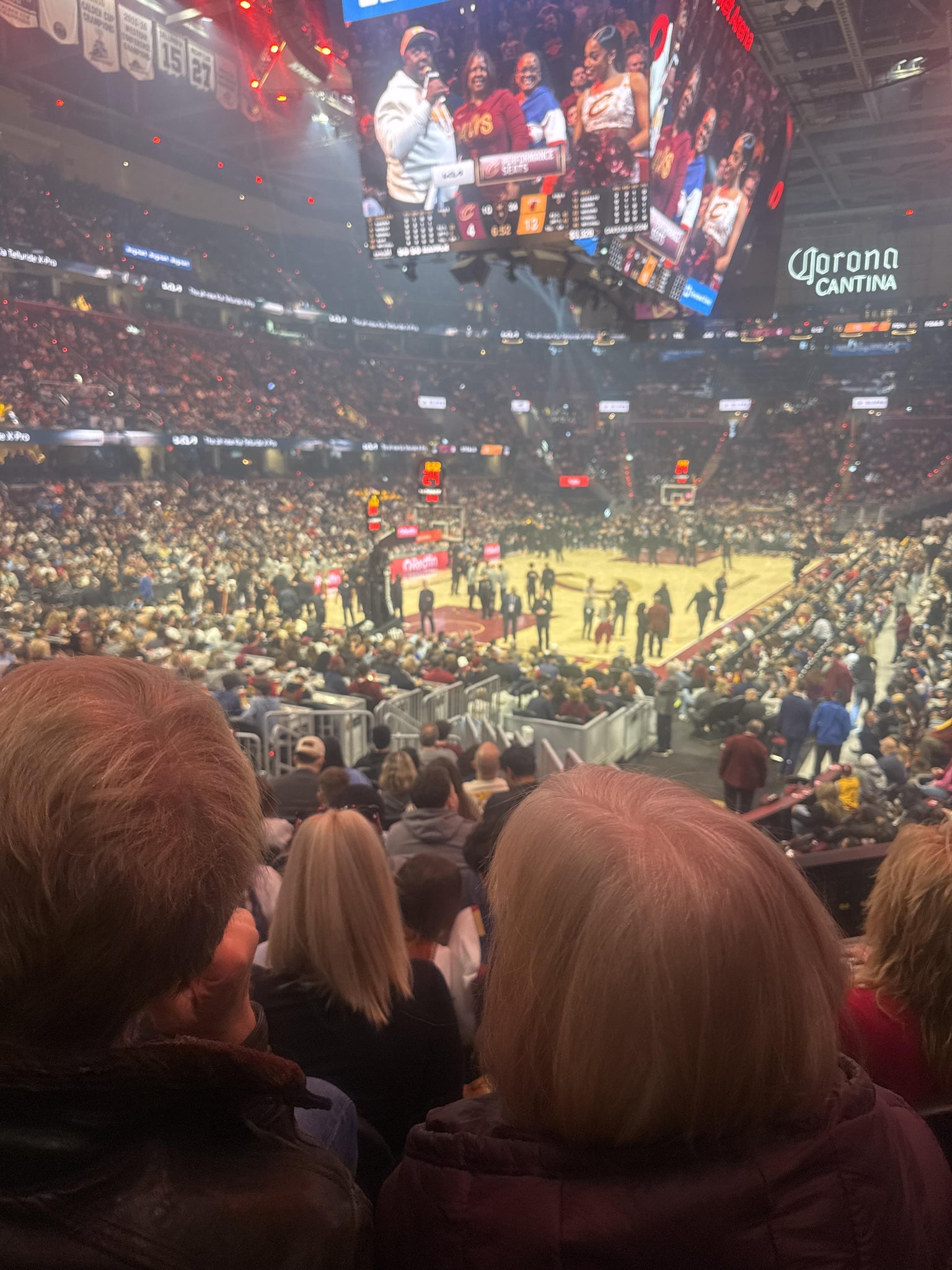 Real Fan View taken from Section 125 at Rocket Arena by Shantae L