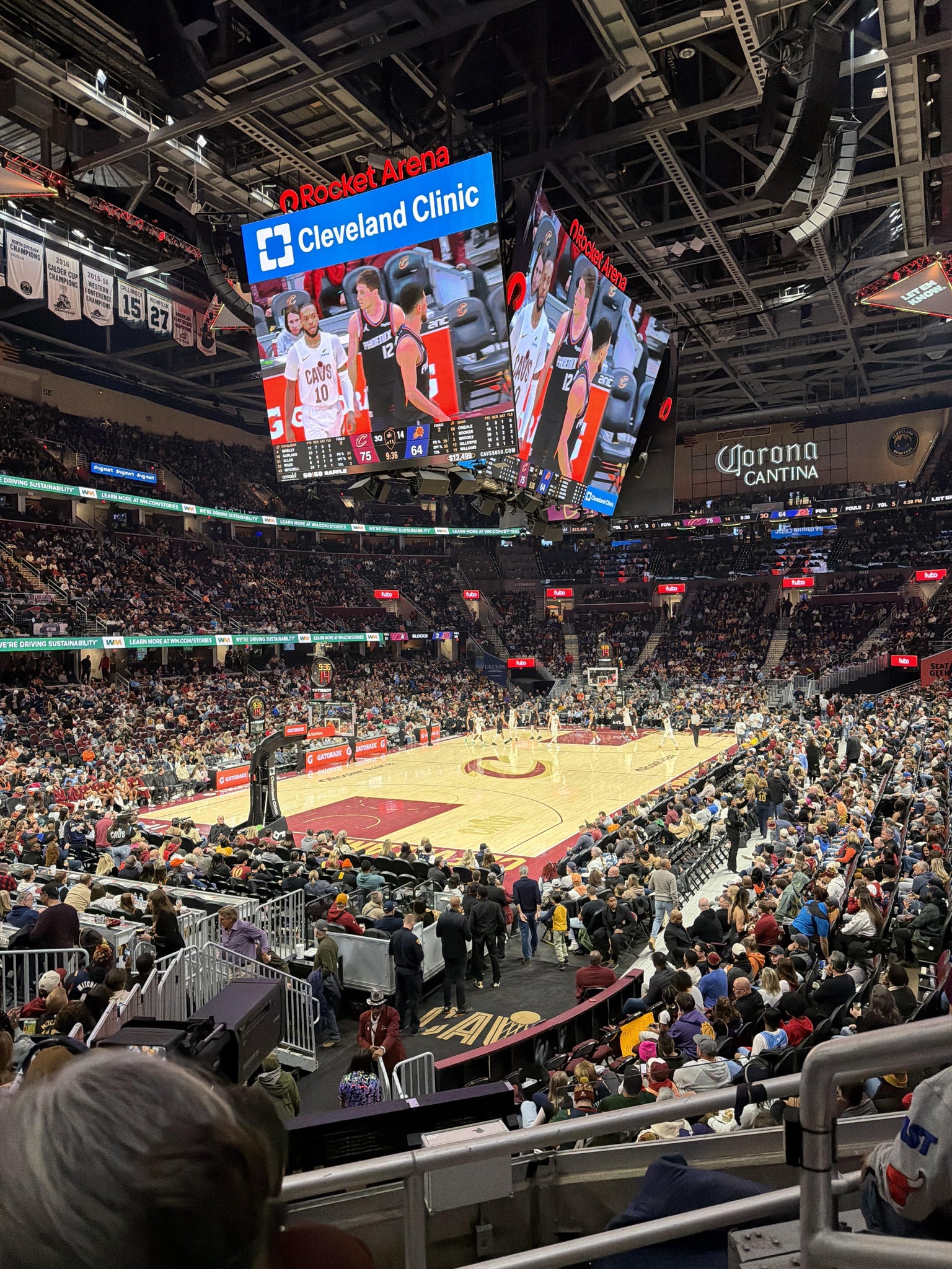 Real Fan View taken from Section 125 at Rocket Arena by Ashlyn G