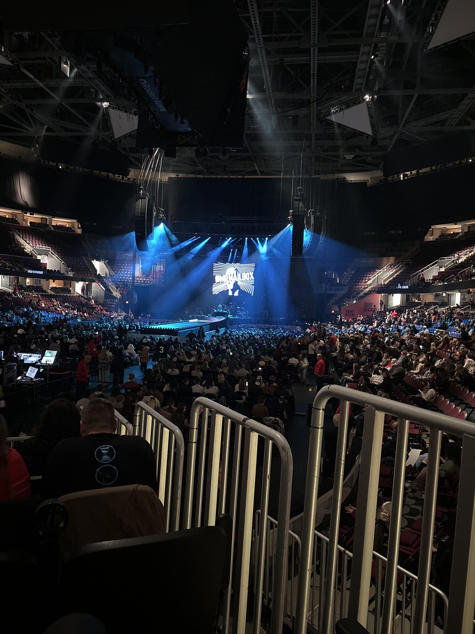 Real Fan View taken from Section 125 at Rocket Arena by Robin C