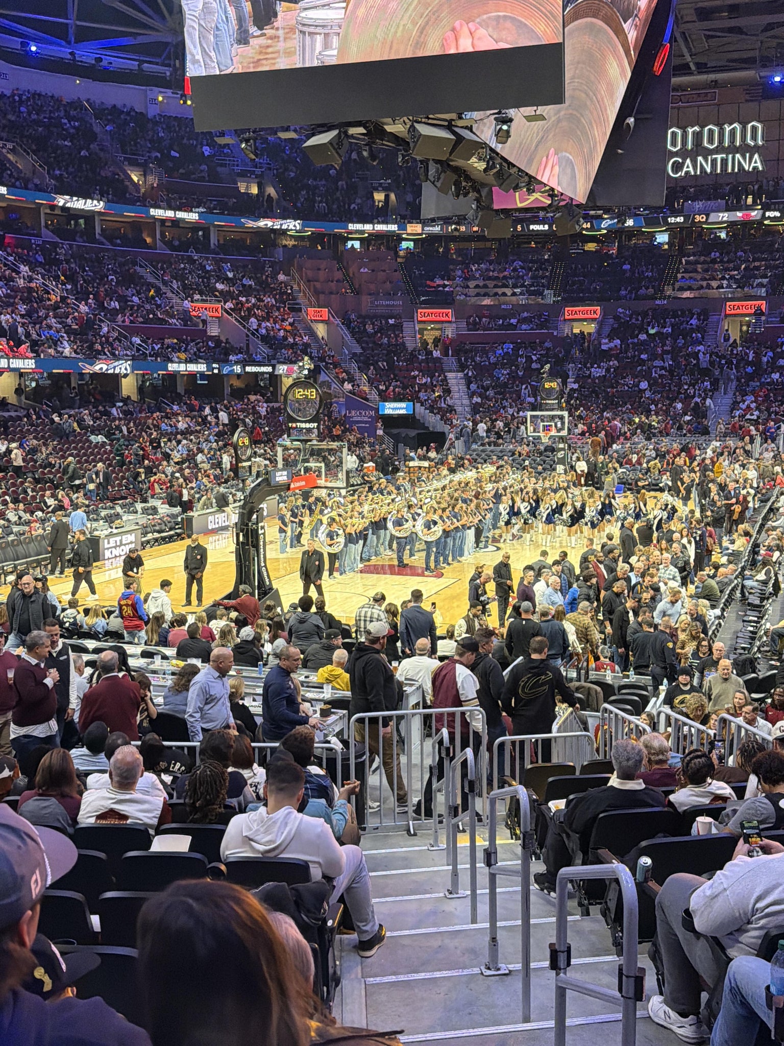 Real Fan View taken from Section 126 at Rocket Arena by Daood T