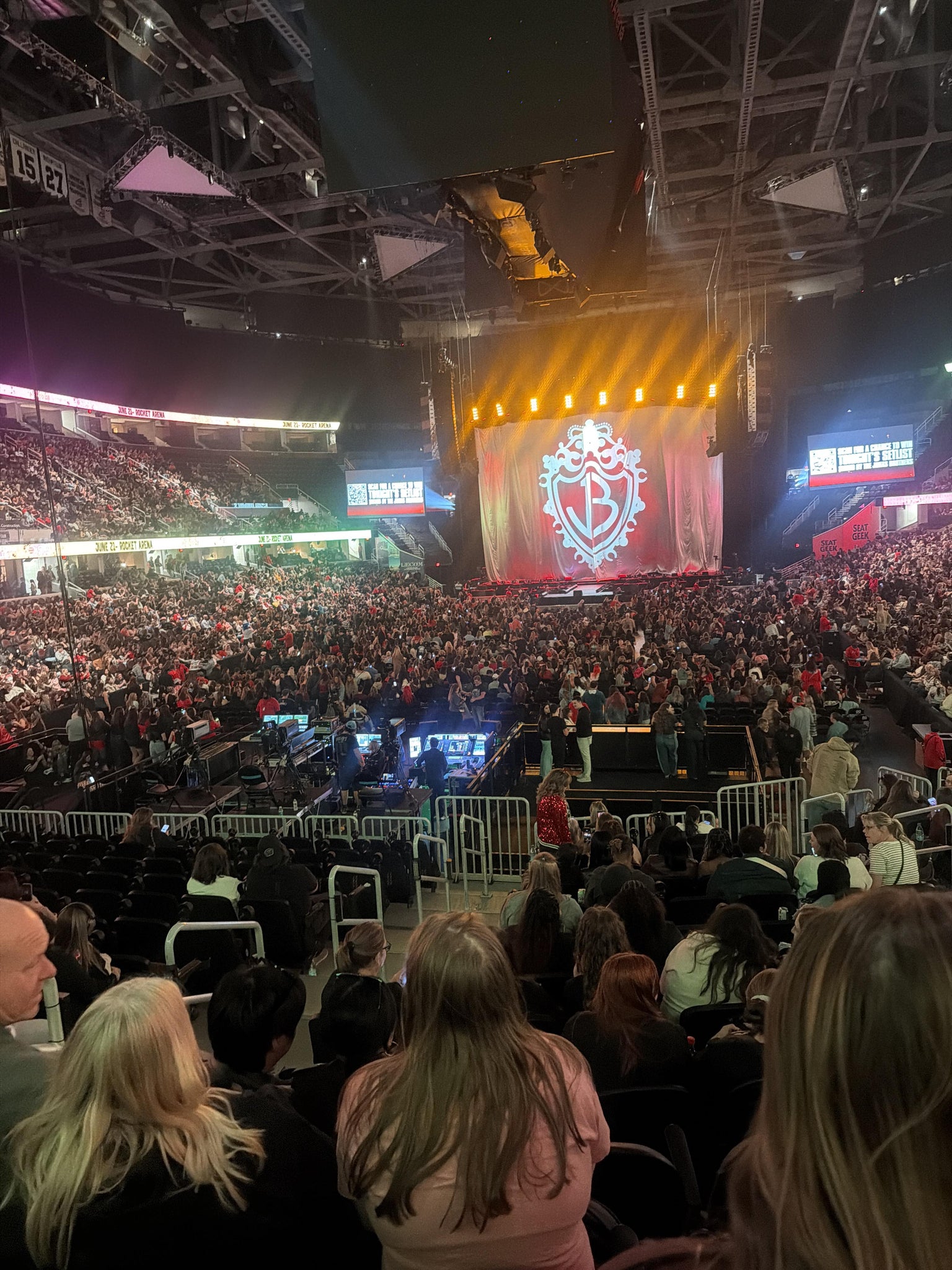 Real Fan View taken from Section 126 at Rocket Arena by Kayley B