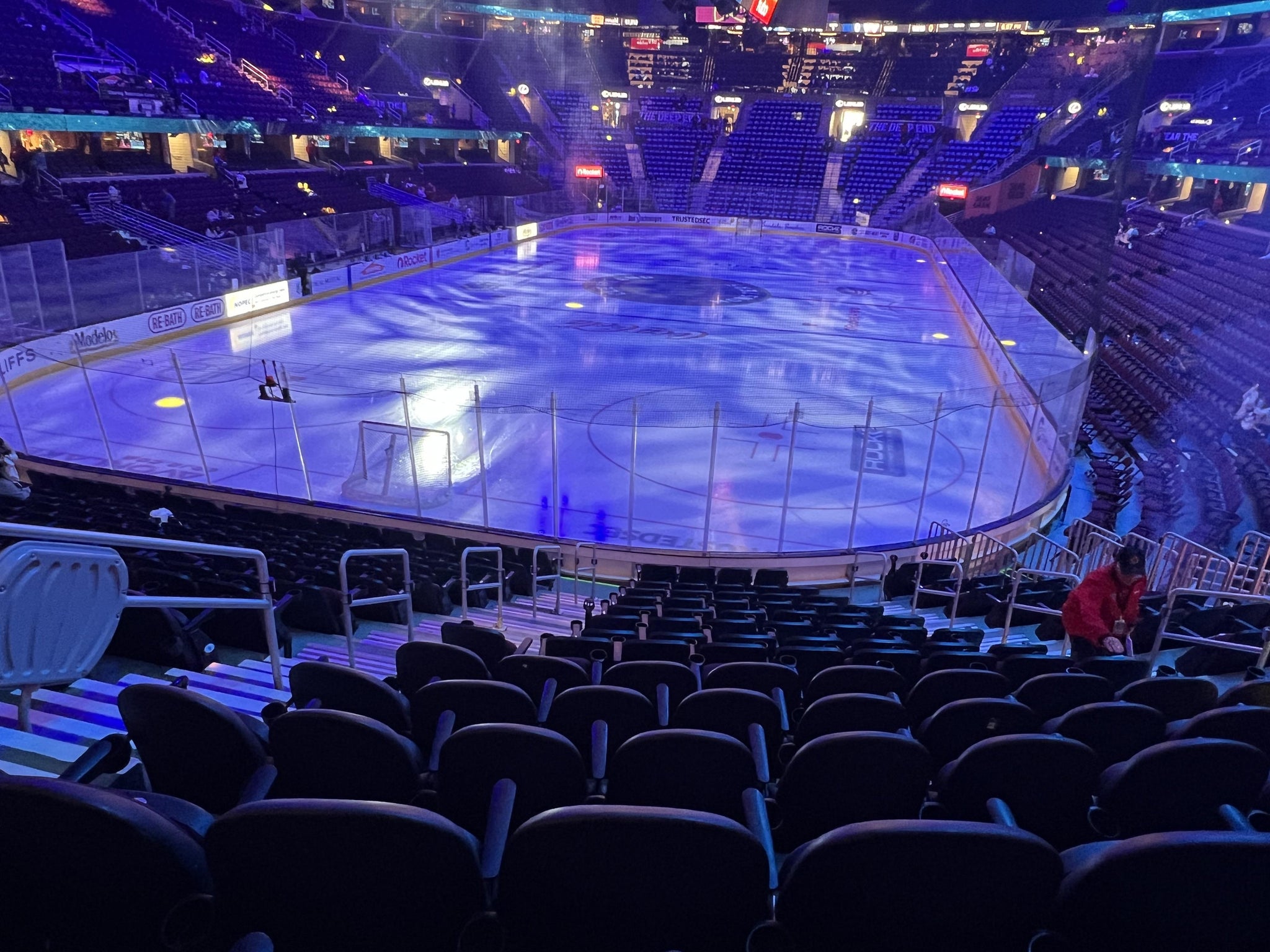 Real Fan View taken from Section 126 at Rocket Arena by Joseph D