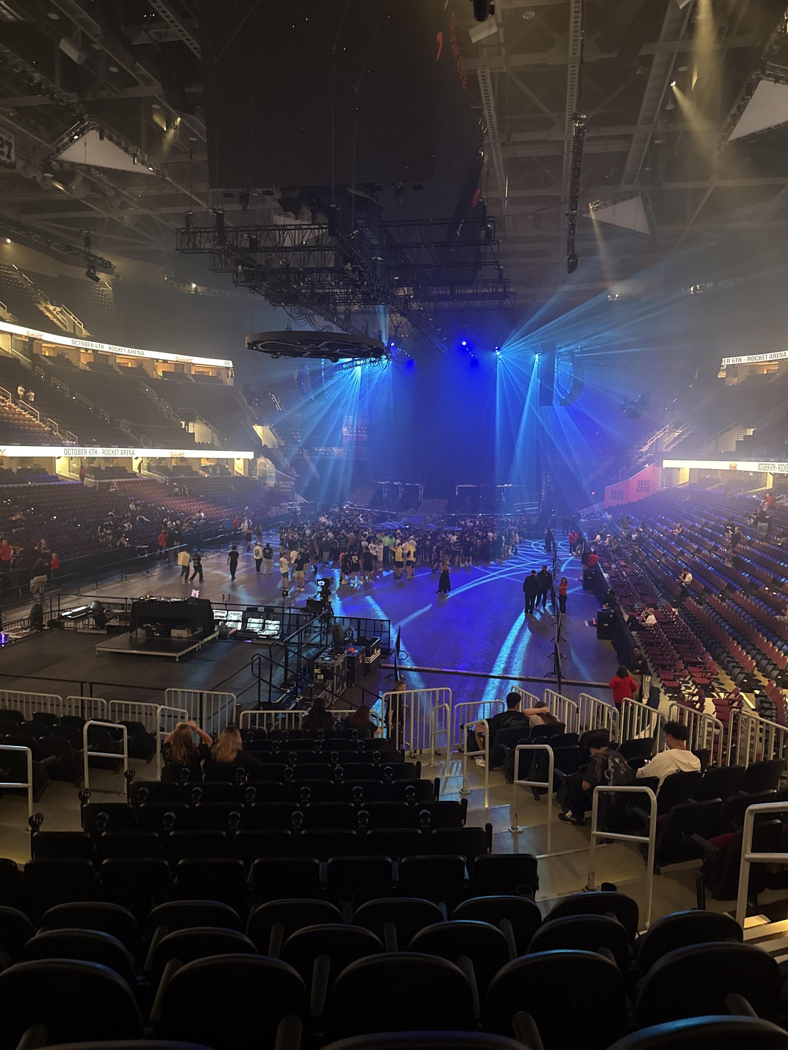 Real Fan View taken from Section 126 at Rocket Arena by Zaiden M