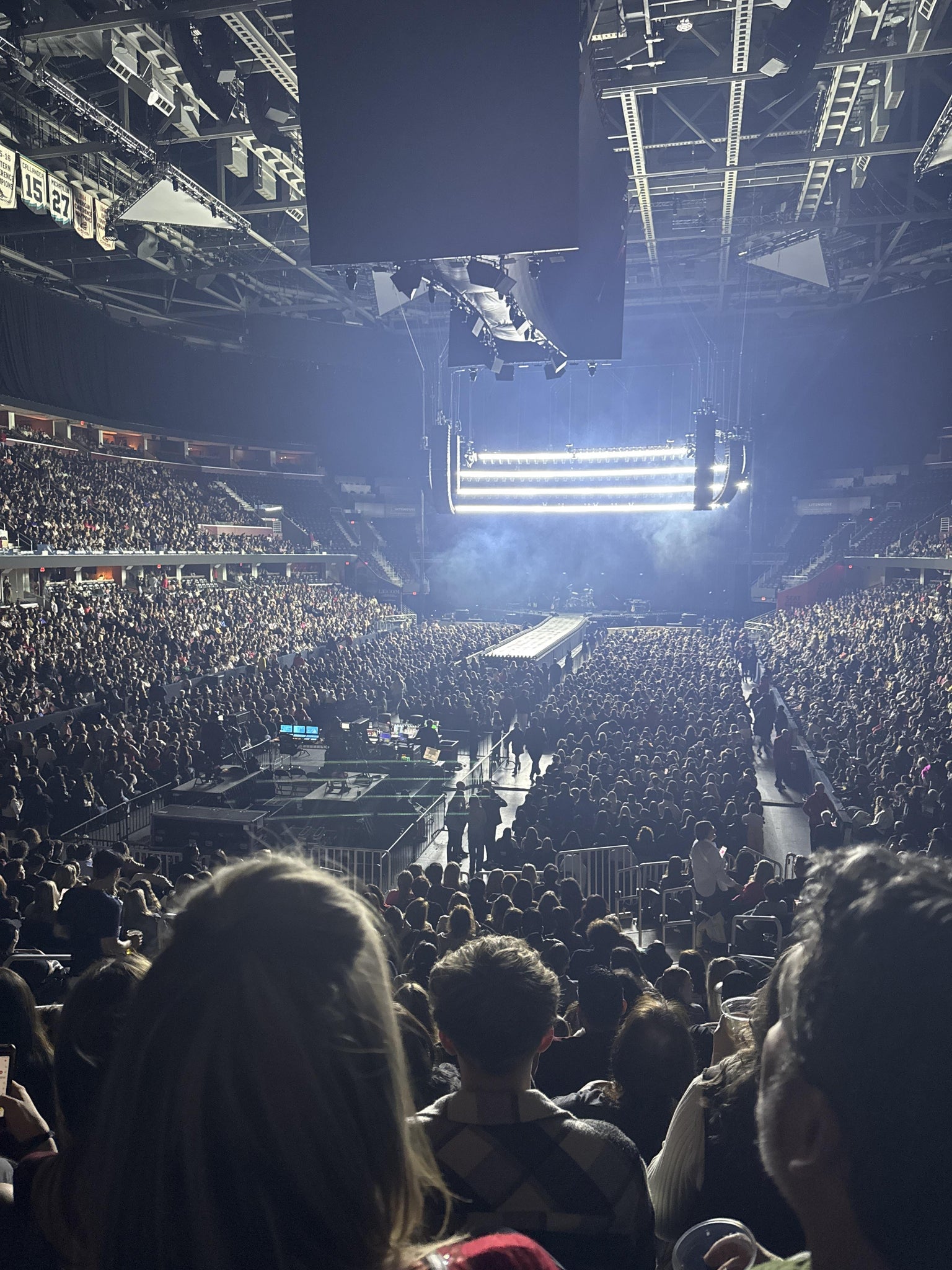 Real Fan View taken from Section 126 at Rocket Arena by Sydney R